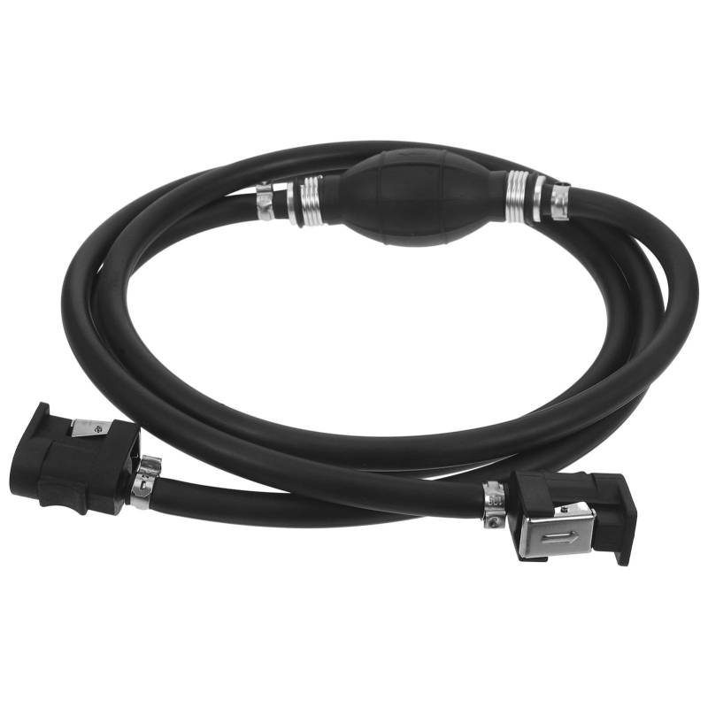 Amosfun Manuelle Ölpumpe Schlauch überweisen Motoröl Ölpumpenzubehör Transferpumpe für Wasser manuelle Benzinpumpe Pumpe für Benzin Handölpumpe Handpumpe Gummi Black von Amosfun