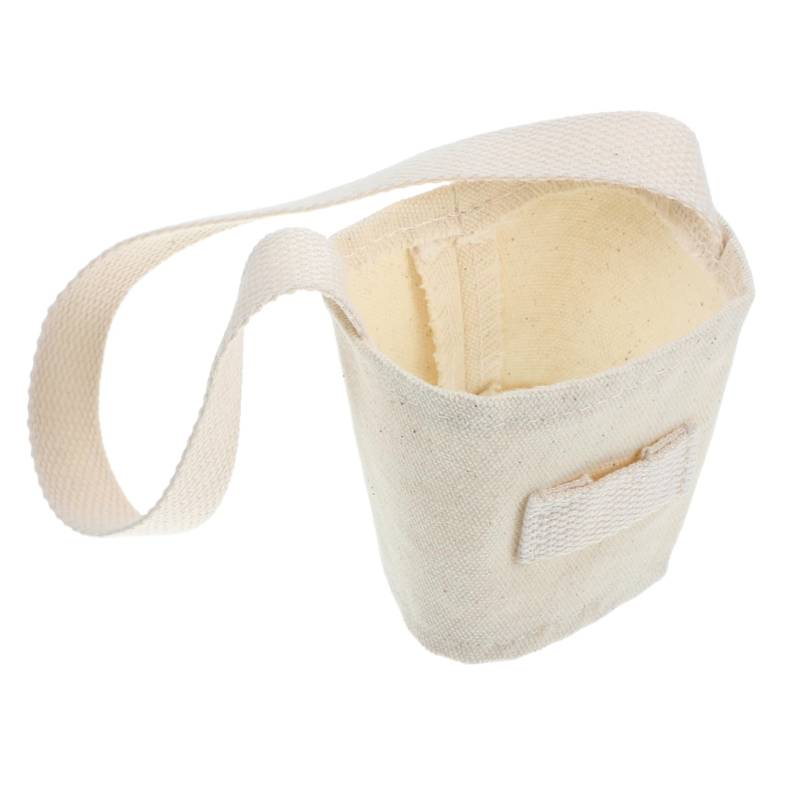 Amosfun Milchtee-Tassen-Set Kaffeebecher-Gurt Handtaschen-Kaffeebecherhalter - Kaffeebecher-Trageriemen Kaffeetasse handhaben Wiederverwendbare Tassenhülle Eiskaffee-Hülle Segeltuch Beige von Amosfun