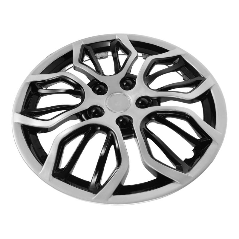 Amosfun Radkappen Radabdeckung Radnabenabdeckung Nabenkappen Radkappe Radkappe Anhängernabenabdeckung Felgenabdeckung Aluminiumlegierung Silver von Amosfun