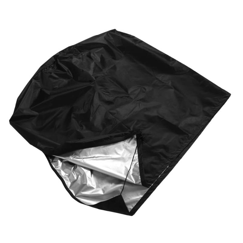 Amosfun Reserveradabdeckung für Wohnmobilanhänger reifenschutz Reifenabdeckung Rad Lagerung Reifentransport Reifenbox Reifen Lagerregal Reserveradabdeckungsträger 420d Oxford-Stoff Black von Amosfun