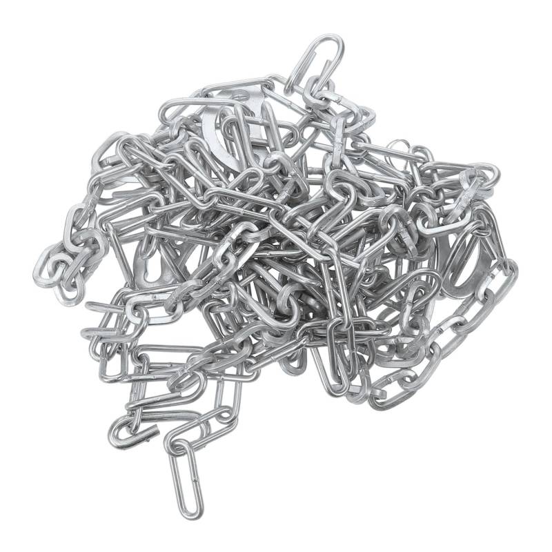 Amosfun Schneeketten Reifenkette Kettenreifen Elektrisch Rad Griffe Notfall Nieten Ketten Für Schneereifen Rutschfeste Kette Kettenreifen Für Schnee Silver Stahl von Amosfun