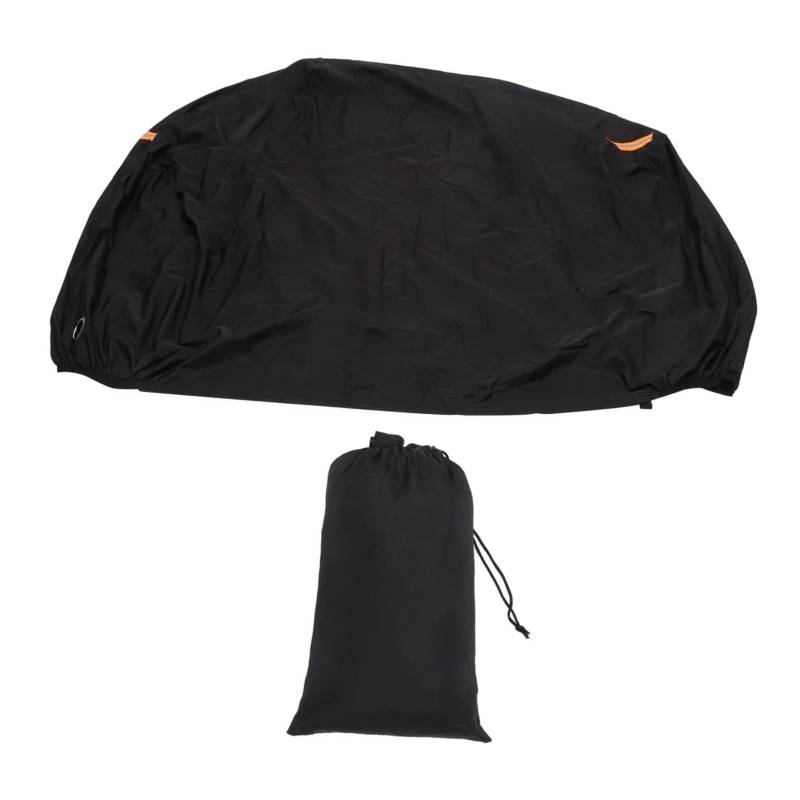 Amosfun Sonnenschutzautoabdeckung undurchlässig Motorradabdeckung wasserdicht Motorrad Regenschutzhülle fit schützend UV Motorrad wasserdichte Abdeckung Outdoor-Motorradabdeckung Black von Amosfun