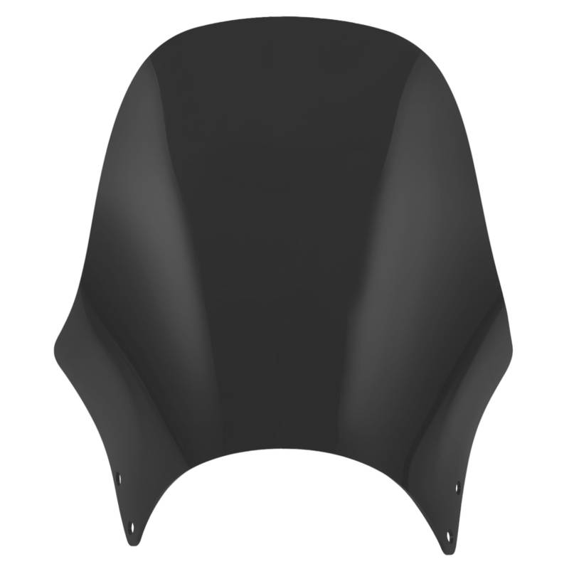 Amosfun Windschutzscheibe Motorrad Windschutzscheibe Motorrad Windabweiser Abdeckung Straße Ersatz Motorrad Windschutzscheibe Windabweiser Für Motorrad Frontzubehör PC Schwarz von Amosfun