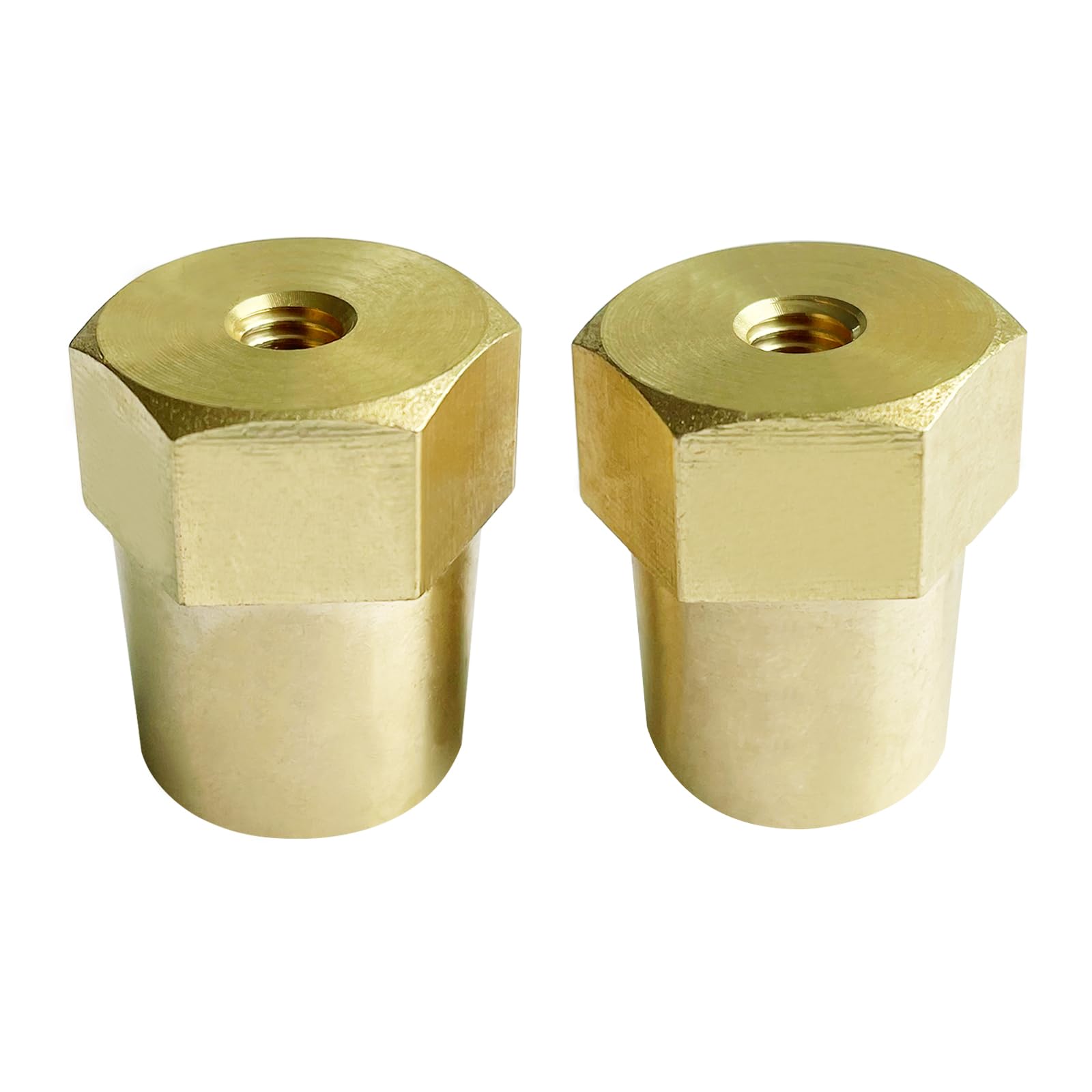 Ampper M6 Thread Female Brass Battery Terminal Post Adapter Battery Terminal Charging Posts für M6 Stud Extension, Packung mit 2 Ampper M6 Thread Female Brass Battery Terminal Post Adapter Battery Terminal Charging Posts für M6 Stud Extension, Packung mit 2 von Ampper