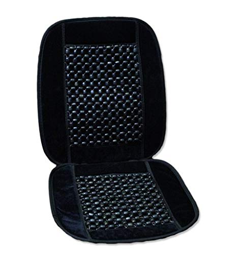 Premium Holzkugel Sitzaufleger Massage Sitzauflage Holzperlen Schwarz Premium Holzkugel Sitzaufleger Massage Sitzauflage Holzperlen Schwarz von Amslight