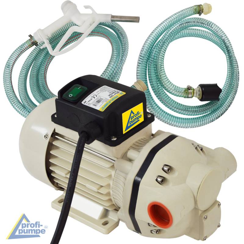 AdBlue®-Pumpe 230V PUMPEN SET HARNSTOFF-PUMPE, Chemikalien-Pumpe, mit Saug- und Druckschlauch, Zapf-Pistole und Zubehör, mit KUPFERWICKLUNG von AMUR