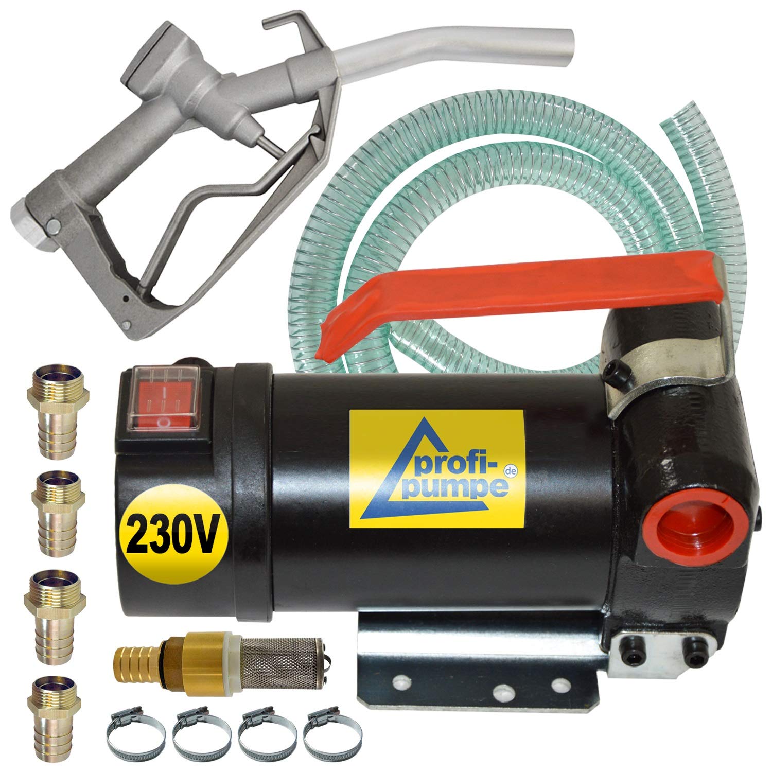 AMUR Dieselpumpen Heizölpumpe Biodiesel elektrische Kraftstoffpumpe Ölpumpe Fasspumpe Dieselpumpe Umfülpumpe Selbsansaugend mit Zapfpistolle, Zubehör Set Diesel Star 160-4-230V AMUR Dieselpumpen Heizölpumpe Biodiesel elektrische Kraftstoffpumpe Ölpumpe Fasspumpe Dieselpumpe Umfülpumpe Selbsansaugend mit Zapfpistolle, Zubehör Set Diesel Star 160-4-230V von AMUR
