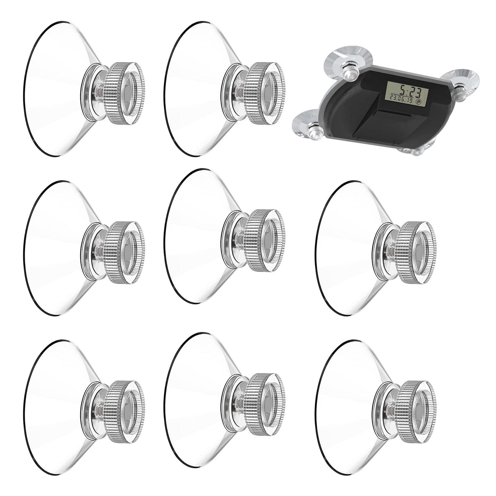 Amusingtao 8 Stück Reusabel Saugnapf Kompatibel mit Needit Park Lite Parkscheibe, Hitzebeständig Starke Haftkraft Ersatz Klebepads, Starke Aufkleber Parkuhr Klebepad Set für Windschutzscheibe Amusingtao 8 Stück Reusabel Saugnapf Kompatibel mit Needit Park Lite Parkscheibe, Hitzebeständig Starke Haftkraft Ersatz Klebepads, Starke Aufkleber Parkuhr Klebepad Set für Windschutzscheibe von Amusingtao