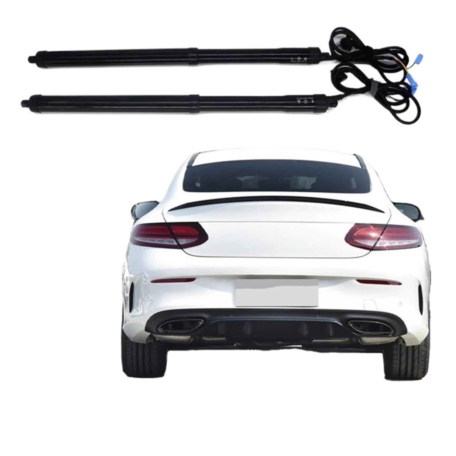 Autoteile Für Benz C-Klasse Importiertes Coupe 2016–2023, Elektrische Heckklappe, Hebebühne, Automatische Kofferraumöffnung, Drift-Antriebstor-Kit Elektrische Gasfeder(No Kick Senor) von Amxaqjc