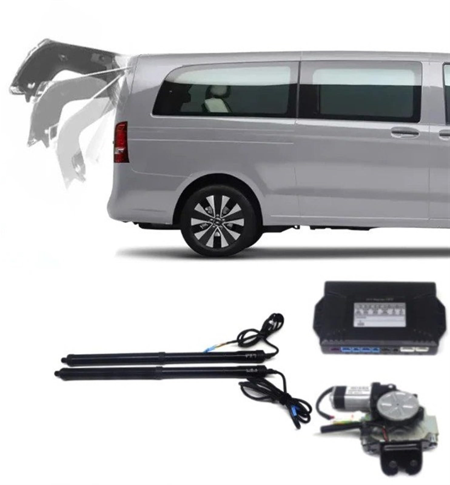 Autoteile Für Benz Für Vito 2016-2023 Auto Power Stamm Öffnung Elektrische Saug Heckklappe Intelligente Schwanz Tor Lift Strut Elektrische Gasfeder(with Kick Sensor) von Amxaqjc