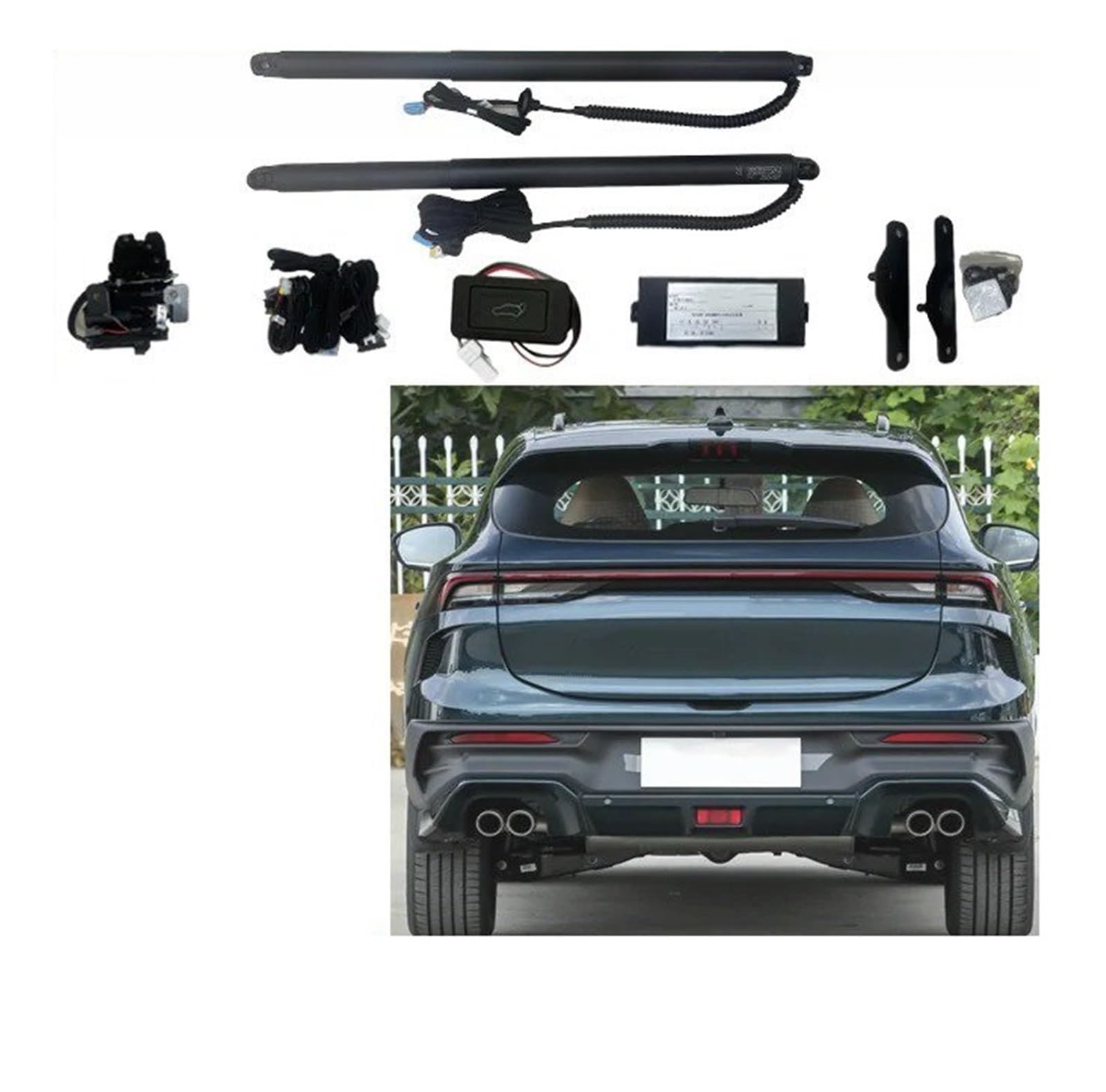 Autoteile Für Dong Für Feng Für Forthing T5 Für EVO 2021-2024 Elektrische Heckklappe Hebebühne Automatische Stamm Öffnung Drift Stick Power Tor Elektrische Gasfeder(with Kick Senor) von Amxaqjc