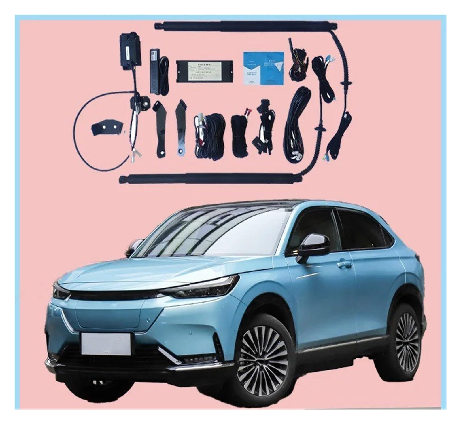 Autoteile Für E: NS1 2022 Edition, Elektrische Heckklappen-Modifikation, Heckbox, Intelligente Elektrohydraulische Kofferraum-Stützstange Elektrische Gasfeder(with Kick Senor) von Amxaqjc