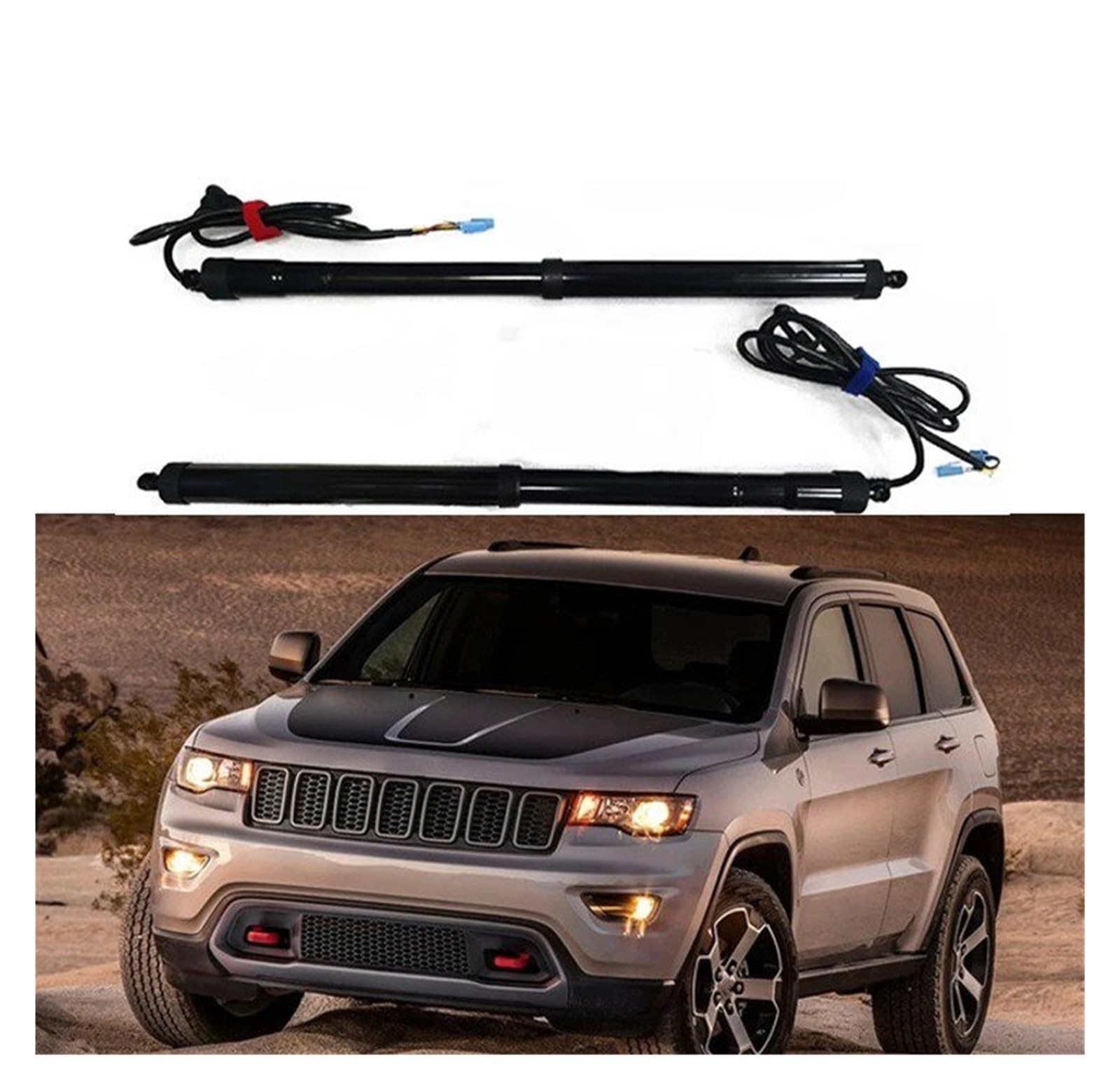 Autoteile Für Jeep Für Grand Für Cherokee 2016-2023 Elektrische Heckklappe Hebebühne Automatische Kofferraum Öffnung Elektrische Motor Elektrische Gasfeder(with Kick Sensor) von Amxaqjc
