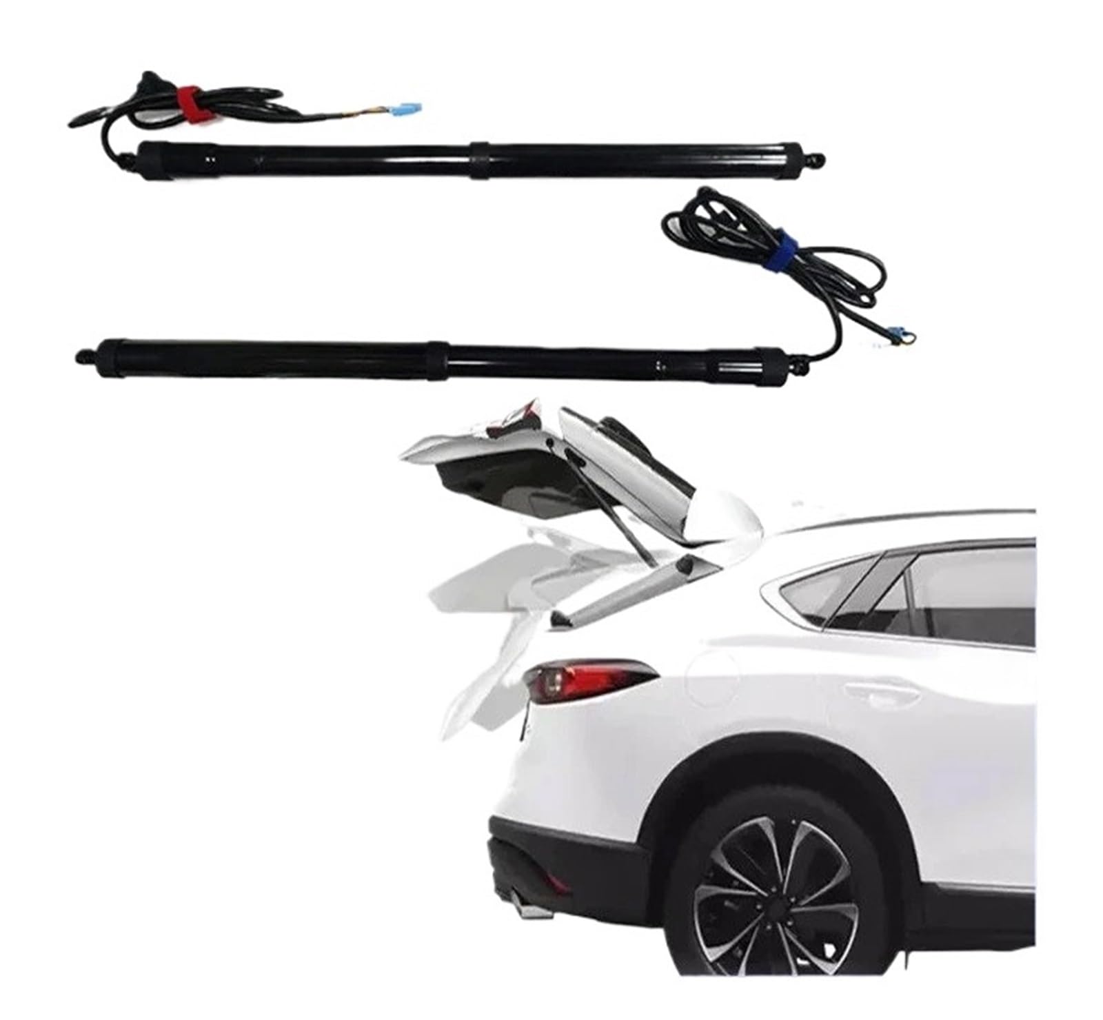 Autoteile Für Mazda CX-4 CX4 2016-2023 Elektrische Heckklappe Hebebühne Auto Automatische Kofferraum Öffnung Drift Stick Kit Fuß Sensor Elektrische Gasfeder(No Kick Sensor) von Amxaqjc