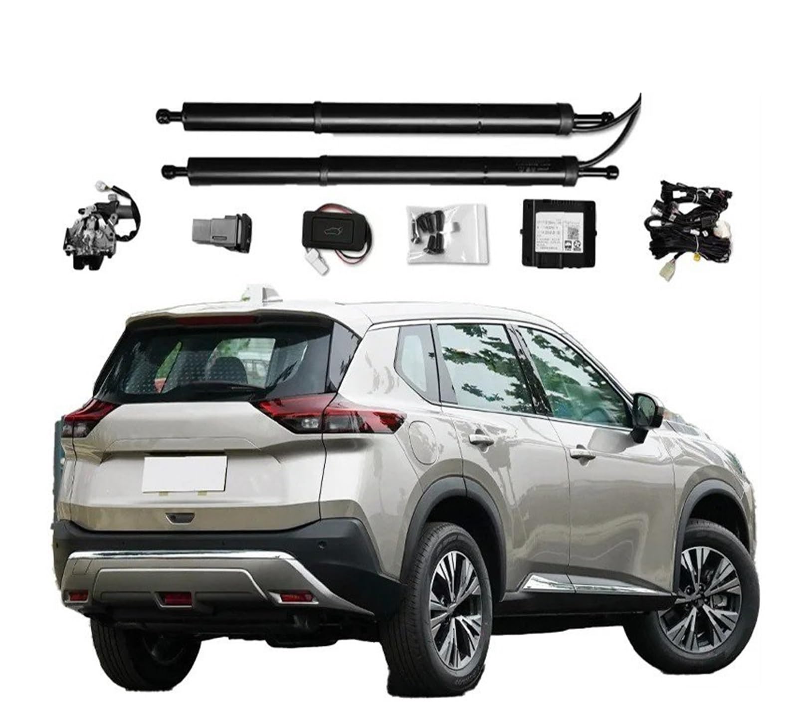 Autoteile Für Nissan Für X-Trail 2014-2023 Elektrische Heckklappe Hebebühne Auto Automatische Kofferraum Öffnung Elektrische Motor Elektrische Gasfeder(with Kick Senor) von Amxaqjc