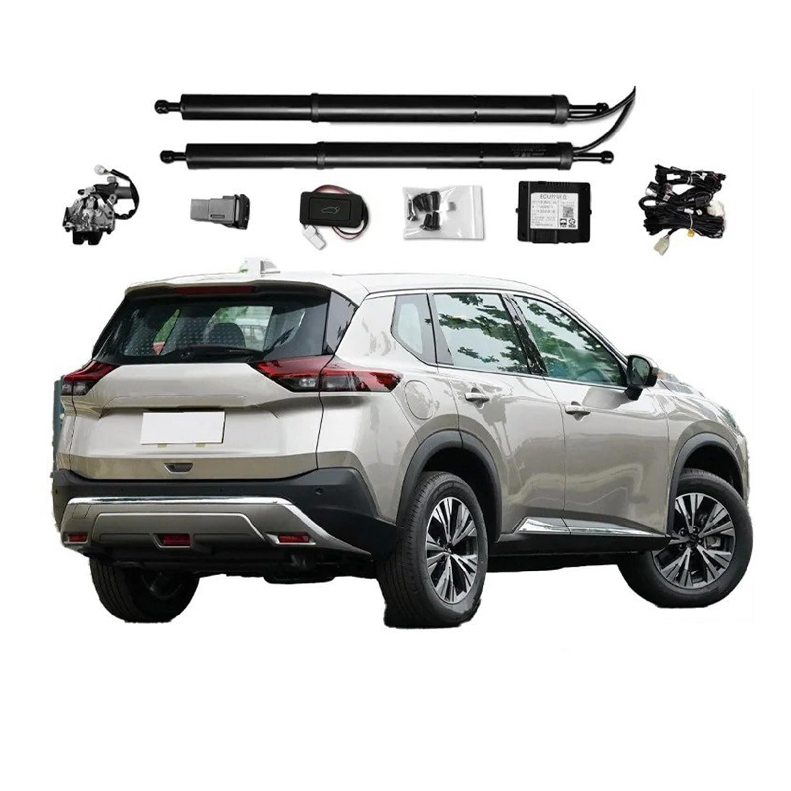 Autoteile Für Nissan Für X-Trail 2014-2023 Elektrische Heckklappe Hebebühne Auto Automatische Kofferraum Öffnung Elektrische Motor Elektrische Gasfeder(with Kick Senor) von Amxaqjc