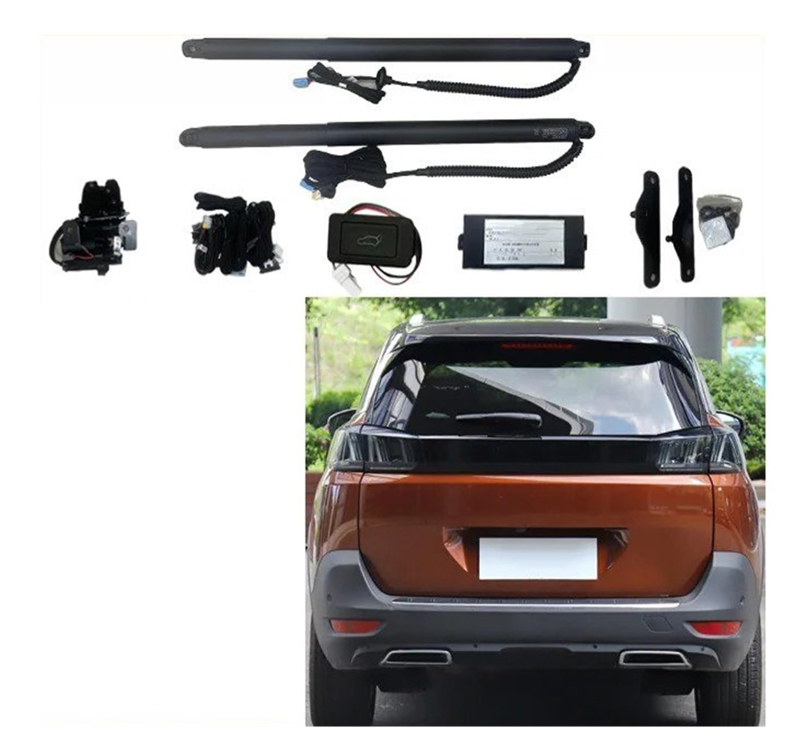 Autoteile Für Peugeot 5008 2017 2018 2019 2020 2021 Elektrische Heckklappe Hebebühne Automatische Kofferraum Öffnung Drift Drive Power Tor Elektrische Gasfeder(with Kick Senor) von Amxaqjc