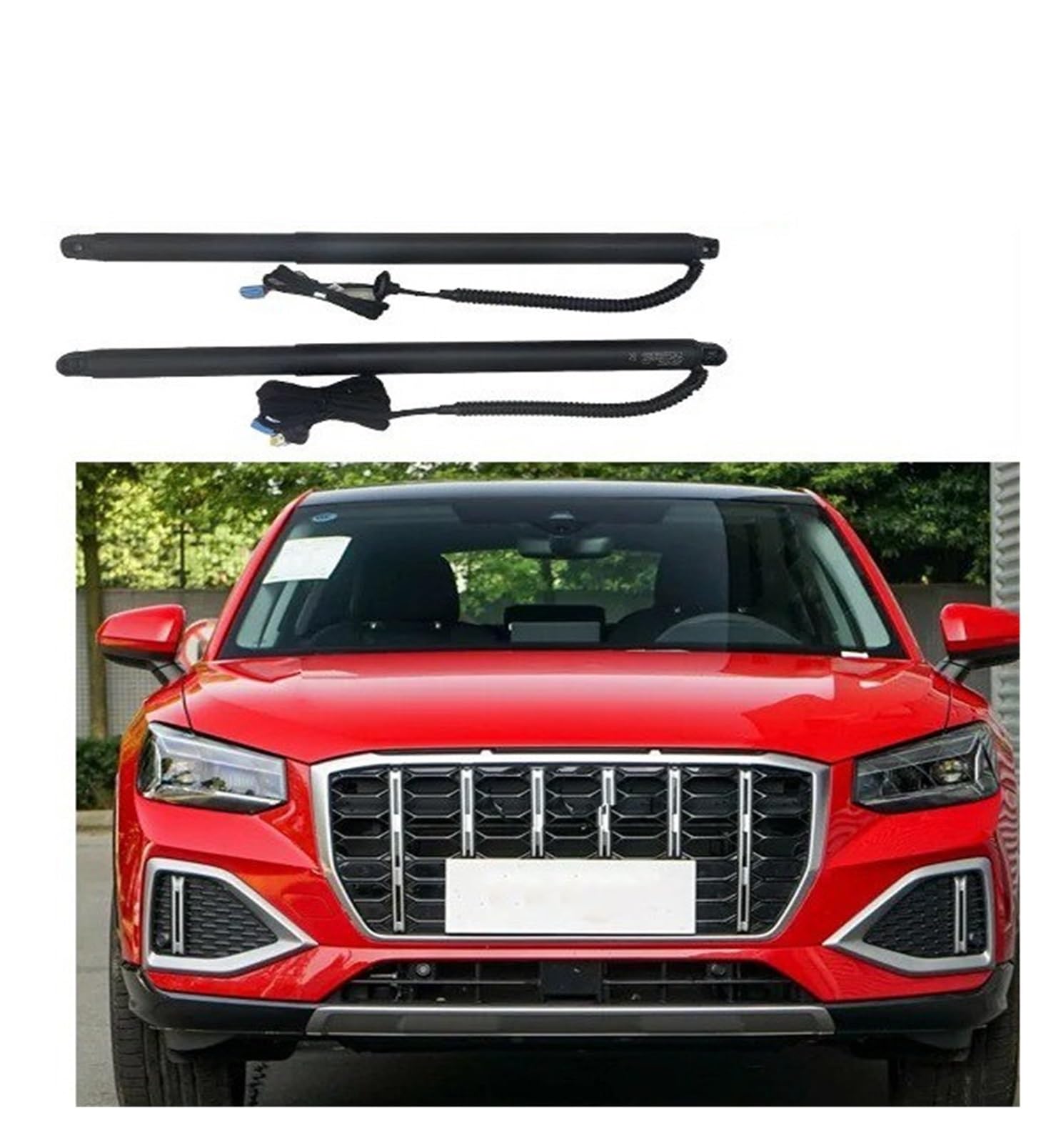 Autoteile Für Q2L 2019 2020 2021 2022 2023 Smart Power Heckklappe Elektrische Hinten Tür Auto Stamm Mit Fernbedienung Elektrische Gasfeder(No Kick Senor) von Amxaqjc