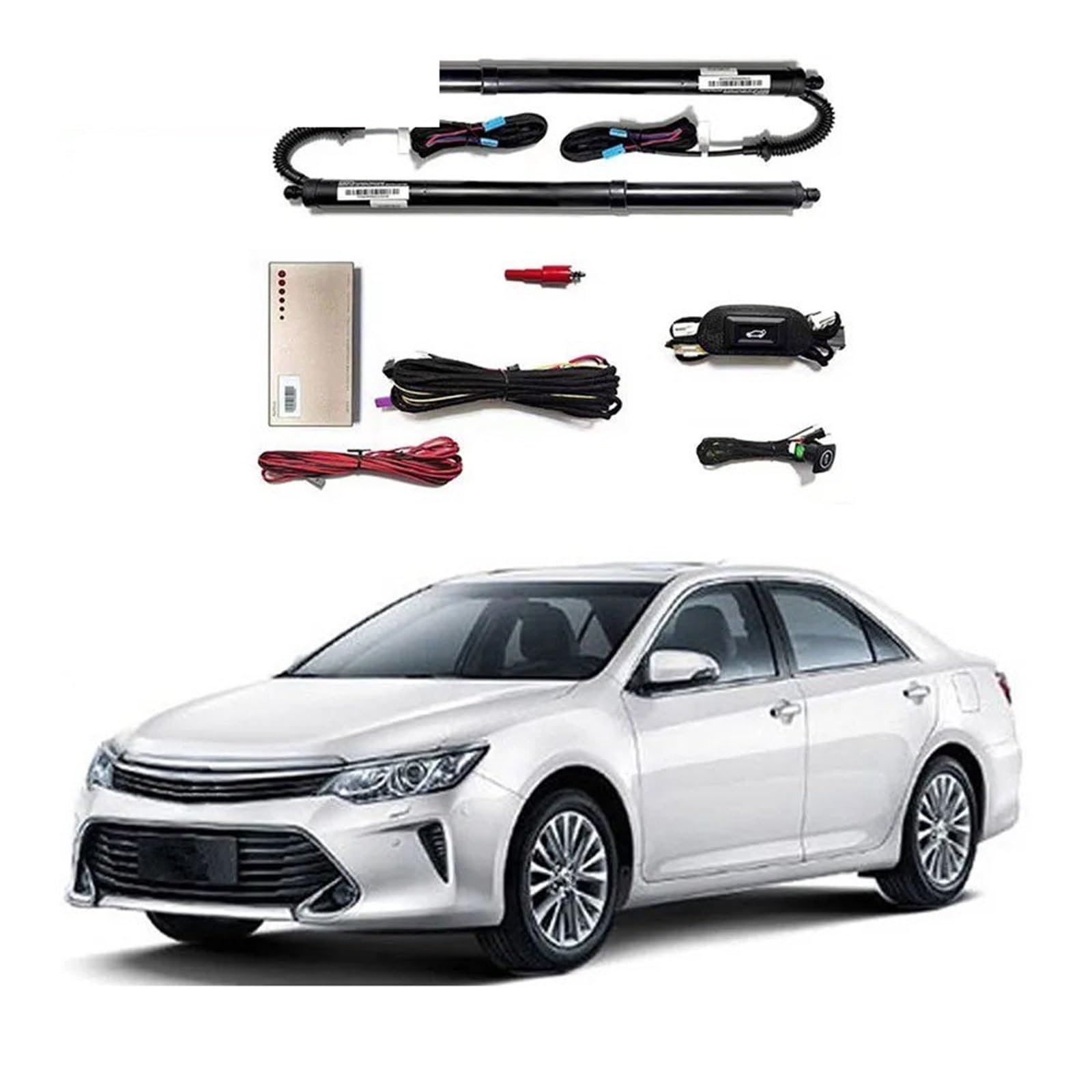 Autoteile Für Toyota Für Camry Auto Stamm Unterstützung Stange Schwanz Tür Schalter Elektrische Heckklappe Zubehör Intelligente Elektrische Heckklappe Elektrische Gasfeder(Without Foot Sensor) von Amxaqjc