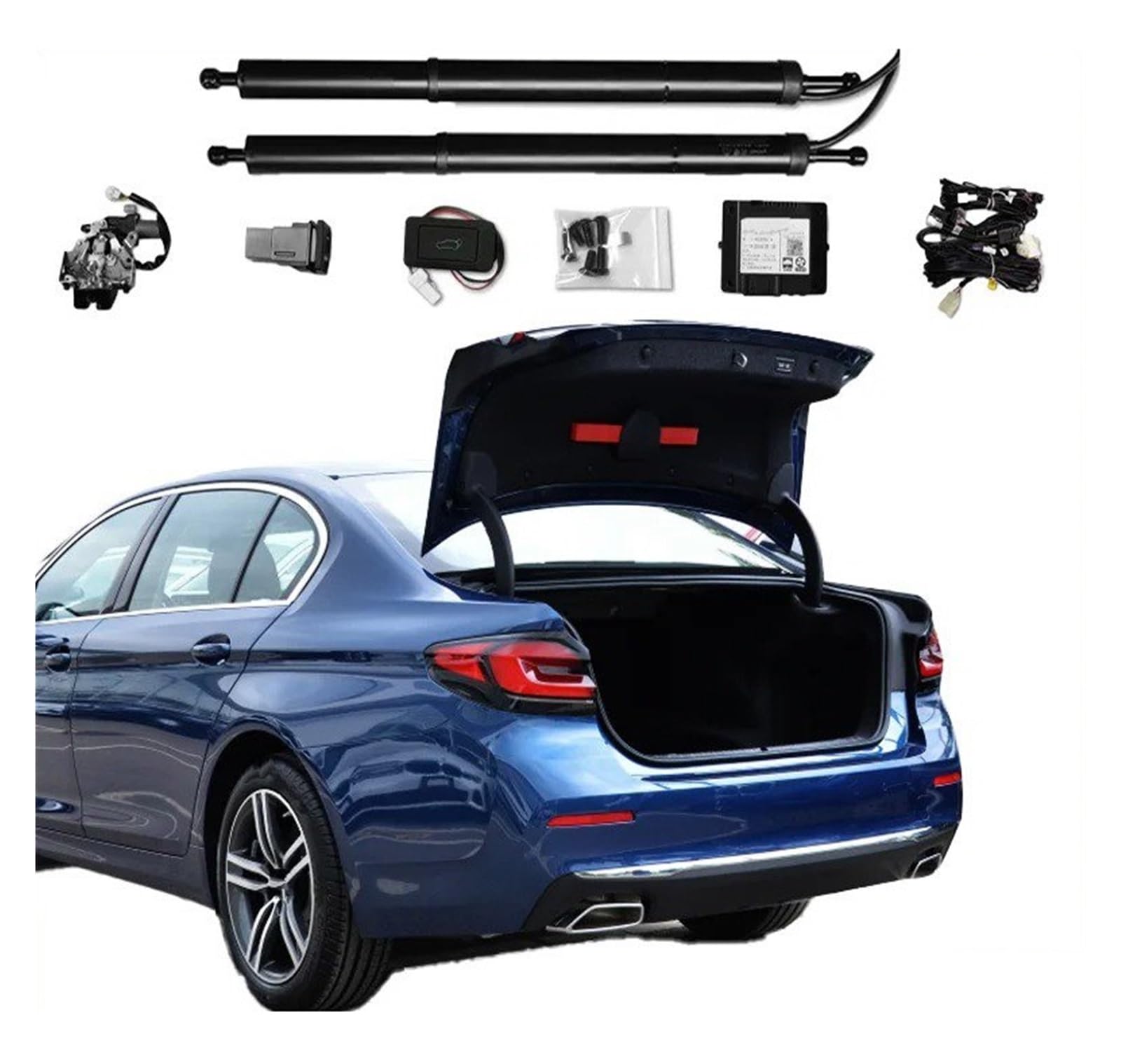 Autoteile Für VW Für Golf 8 2021 2022 2023 Stamm Elektrische Heckklappe Aufzug Auto Automatische Stamm Öffnung Drift Stick Kit Fuß Sensor Elektrische Gasfeder(with Kick Senor) von Amxaqjc