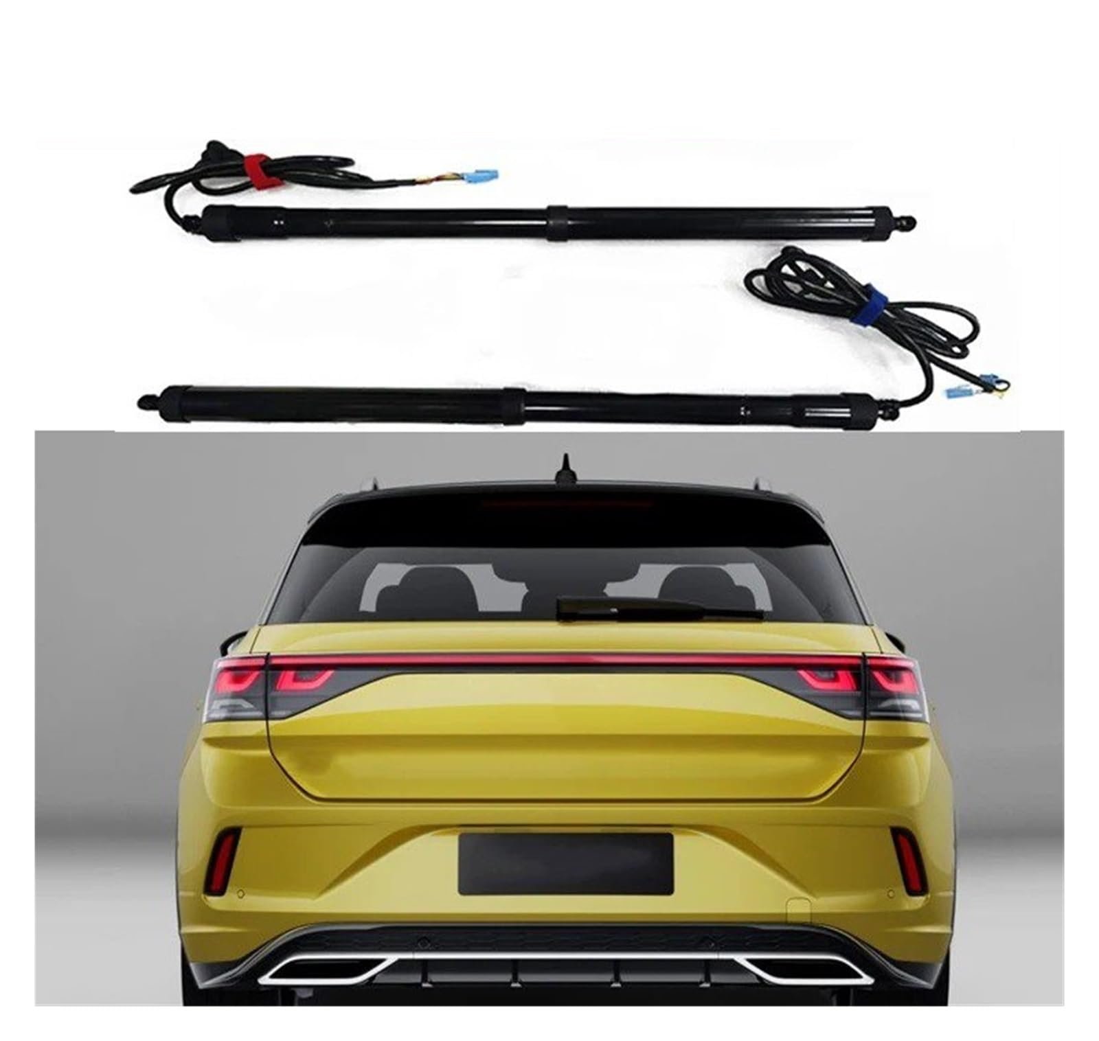 Autoteile Für VW Für T-ROC 2015-2021 2022 Elektrische Heckklappensteuerung des Kofferraums Elektromotor Elektrische Heckklappen-Gasdruckfeder Elektrische Gasfeder(with Kick Sensor) von Amxaqjc