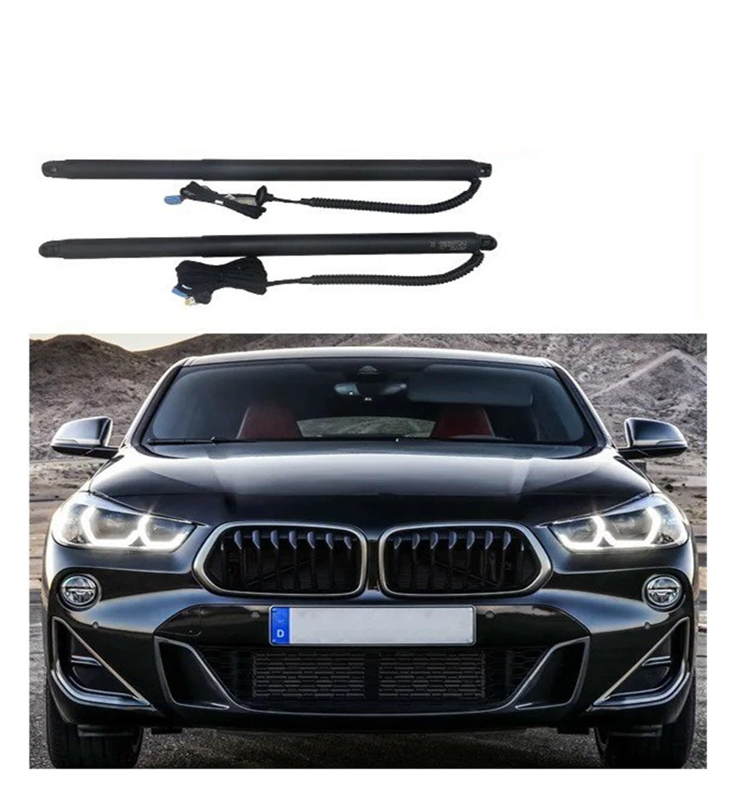 Autoteile Für X2 2018 2019 2020 Smart Power Heckklappe Elektrische Hinten Tür Auto Stamm Mit Fernbedienung Elektrische Gasfeder(with Kick Senor) von Amxaqjc