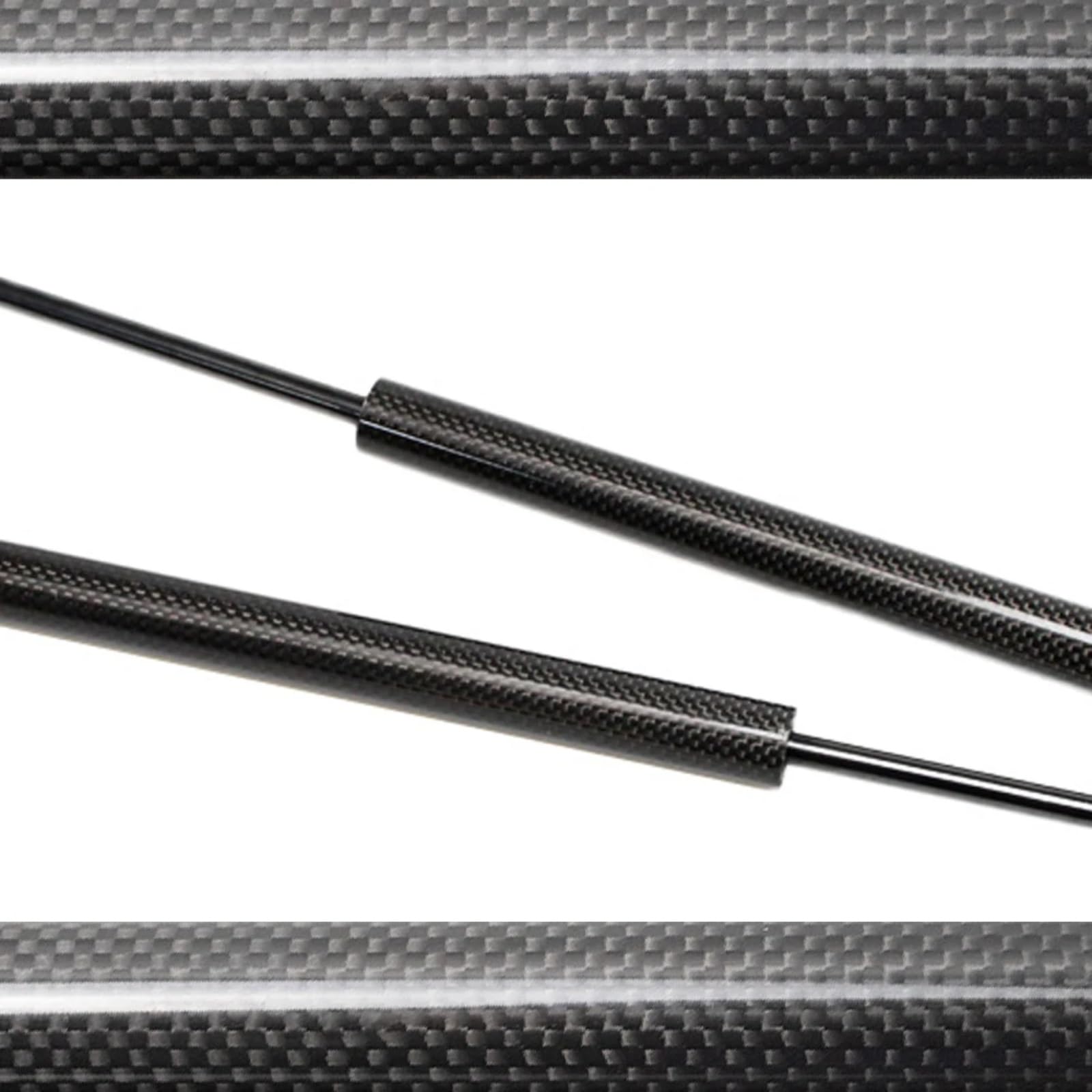 Gasfeder Motorhaube Für Cupra Für Formentor 2020 2021 2022 2023 2024 2025 Ändern Front Motorhaube Zylinder Lift Unterstützung Schocks Dämpfer Stangen Motorhaubendämpfer(Black Carbon Fiber) von Amxaqjc