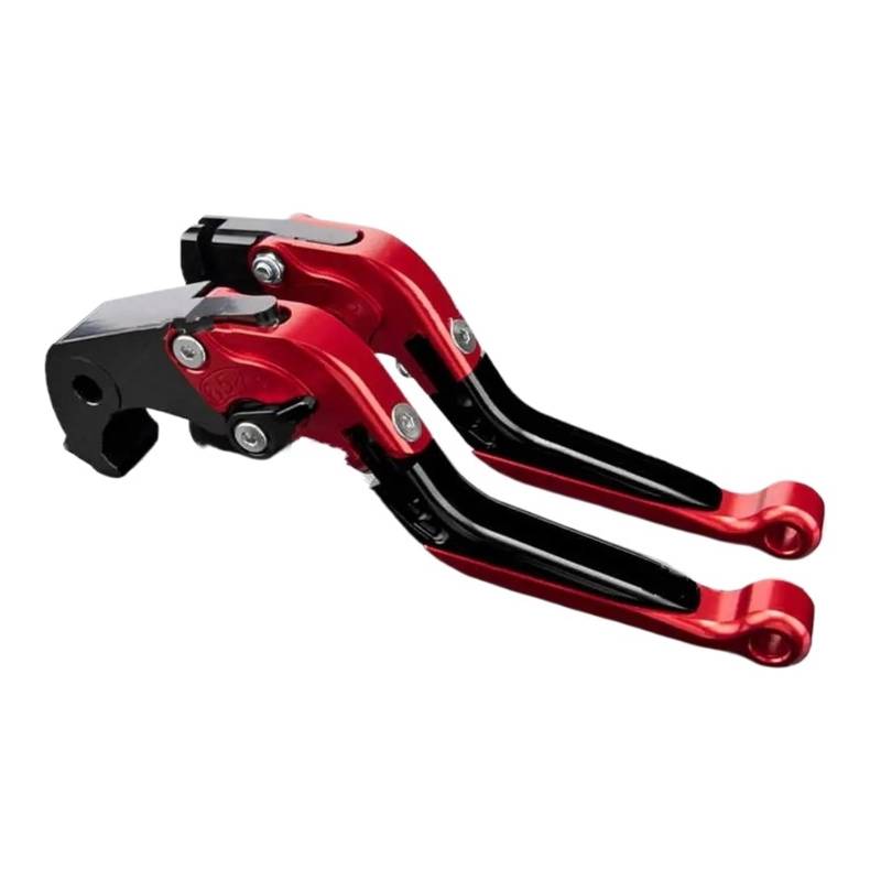 Motorrad Bremshebel Für SYM Für CRUiSYM 125/250/300/150X 2020 2021 2022 2023 2024 Motor Einstellbare Klapp Kupplung Hebel Bremshebel Set Kupplungsbremshebel(Red B) von Amxaqjc