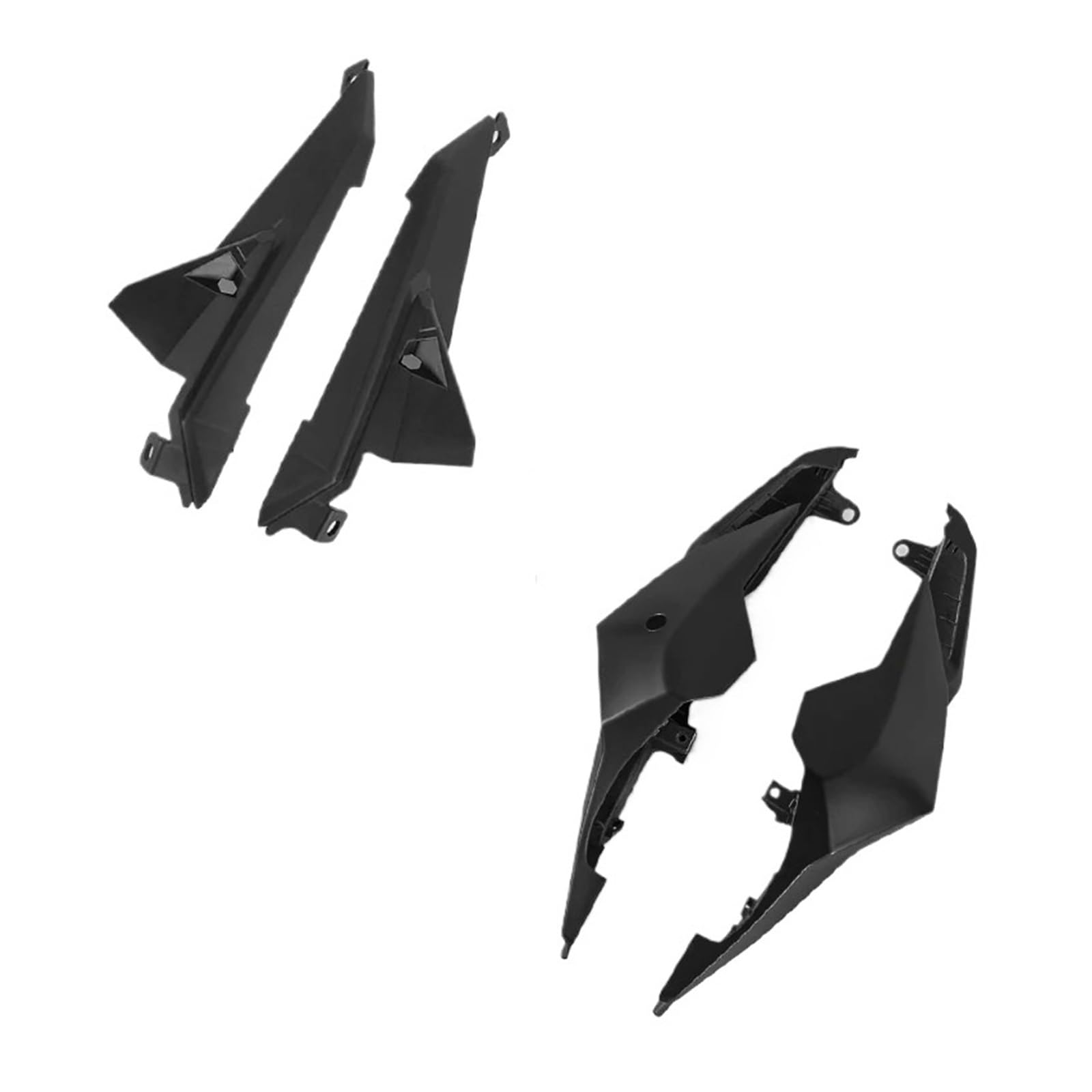 Motorrad Vorderspoiler Für CB650R Für CBR650R 2021 2022 2023 Motorrad Rücksitz Seitenschieber Heckspoiler Schutzabdeckung Reitstock Motorrad Spoiler(Type-B) von Amxaqjc