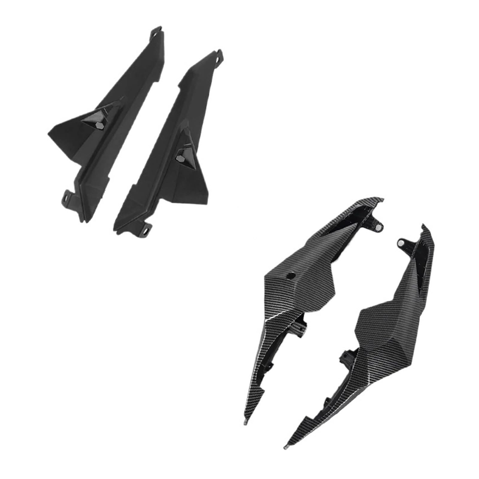 Motorrad Vorderspoiler Für CB650R Für CBR650R 2021 2022 2023 Motorrad Rücksitz Seitenschieber Heckspoiler Schutzabdeckung Reitstock Motorrad Spoiler(Type-F) von Amxaqjc