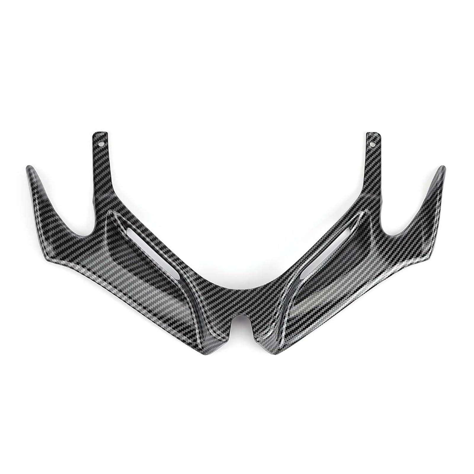 Motorrad Vorderspoiler Für CBR250RR 2017 2018 2019 2020 2021 Aerodynamische Winglet Motorrad Front Verkleidung Untere Abdeckung Schutz Schutz Motorrad Spoiler(Carbon Style) von Amxaqjc