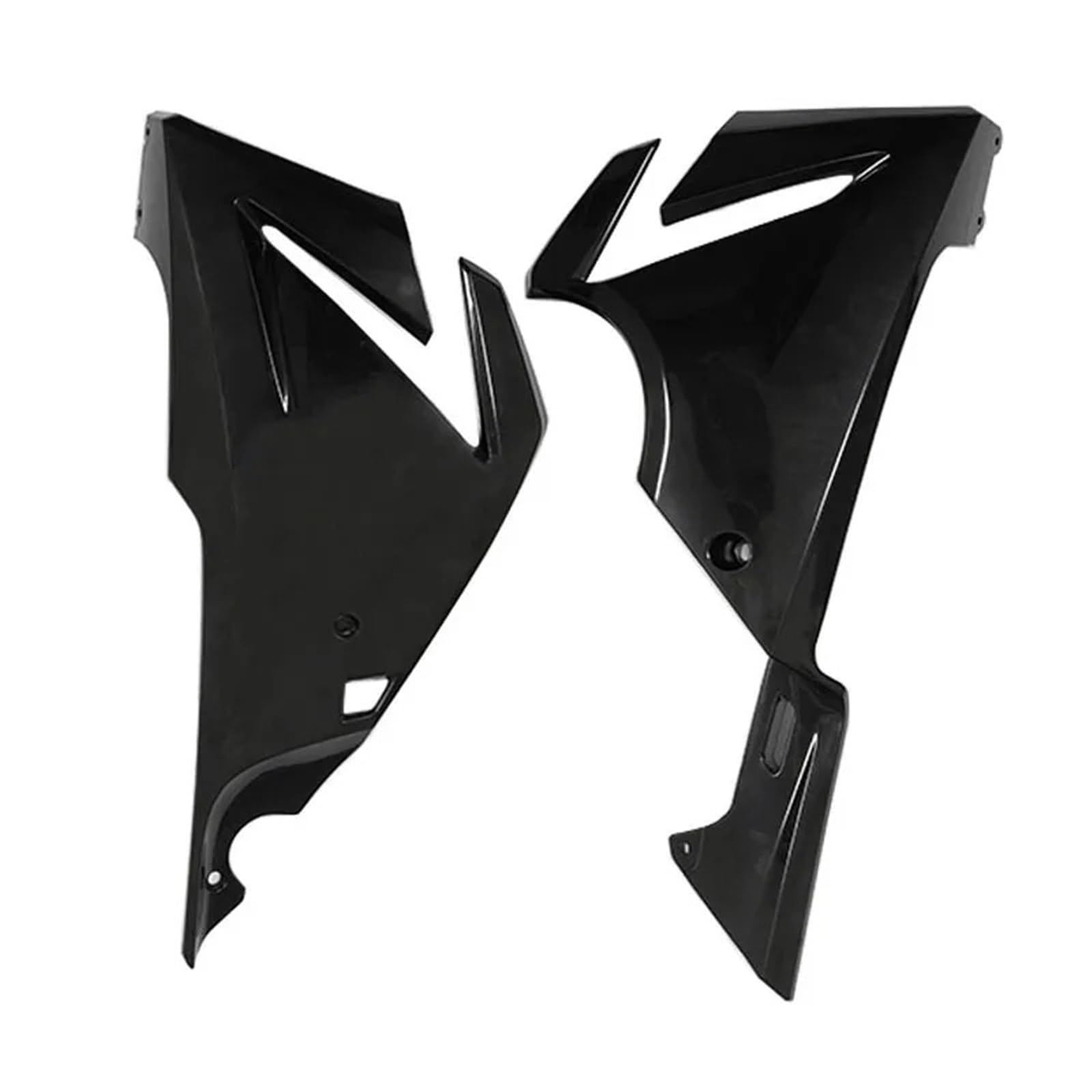 Motorrad Vorderspoiler Für CBR500R 2019 2020 2021 2022 Motorrad Protector Schutz Abdeckung Motor Spoiler Bauch Pan Unteren Seite Panel Verkleidung Motorrad Spoiler(Unpainted-1Set) von Amxaqjc