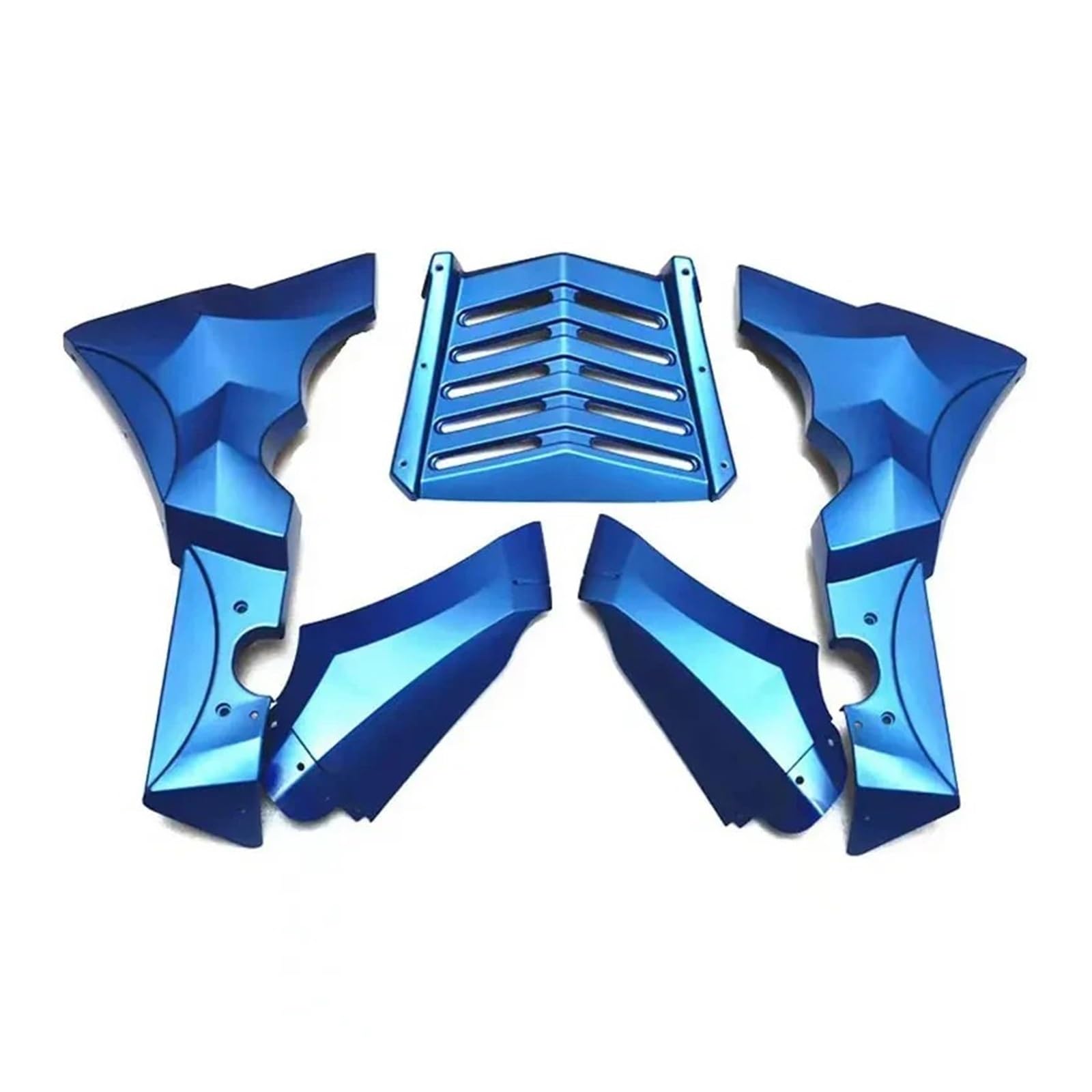 Motorrad Vorderspoiler Für CL300 CL500 2017-2023 Motorrad Schwarz Untere Verkleidung Frontspoiler Abdeckung Bauch Pan Panel Motor Schutz Motorrad Spoiler(Blue) von Amxaqjc
