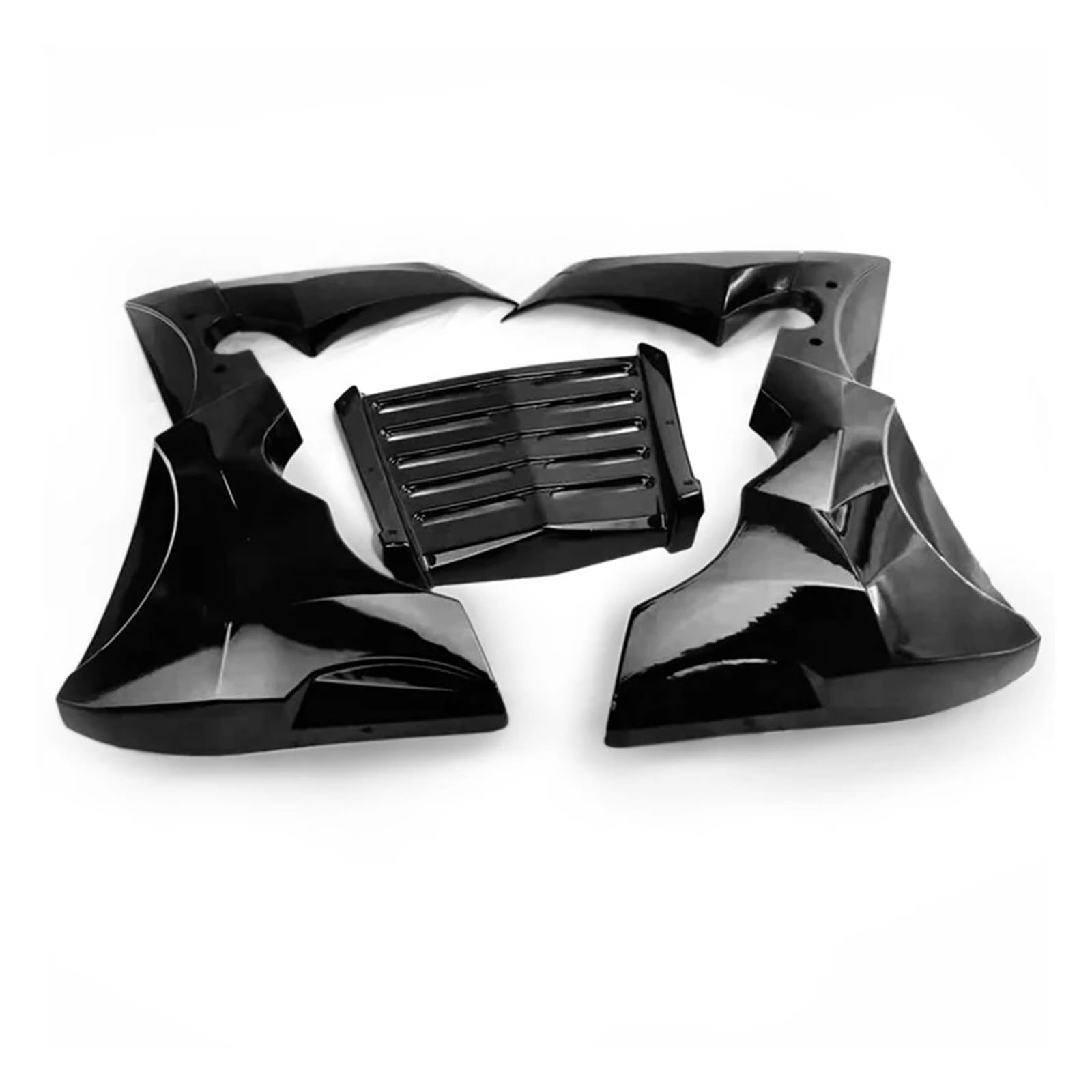Motorrad Vorderspoiler Für CL300 CL500 2017-2023 Motorrad Schwarz Untere Verkleidung Frontspoiler Abdeckung Bauch Pan Panel Motor Schutz Motorrad Spoiler(Gloss Black) von Amxaqjc