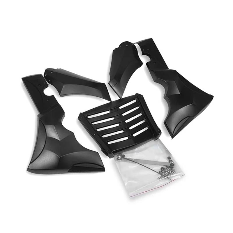 Motorrad Vorderspoiler Für CL300 CL500 2017-2023 Motorrad Schwarz Untere Verkleidung Frontspoiler Abdeckung Bauch Pan Panel Motor Schutz Motorrad Spoiler(Matte Black) von Amxaqjc
