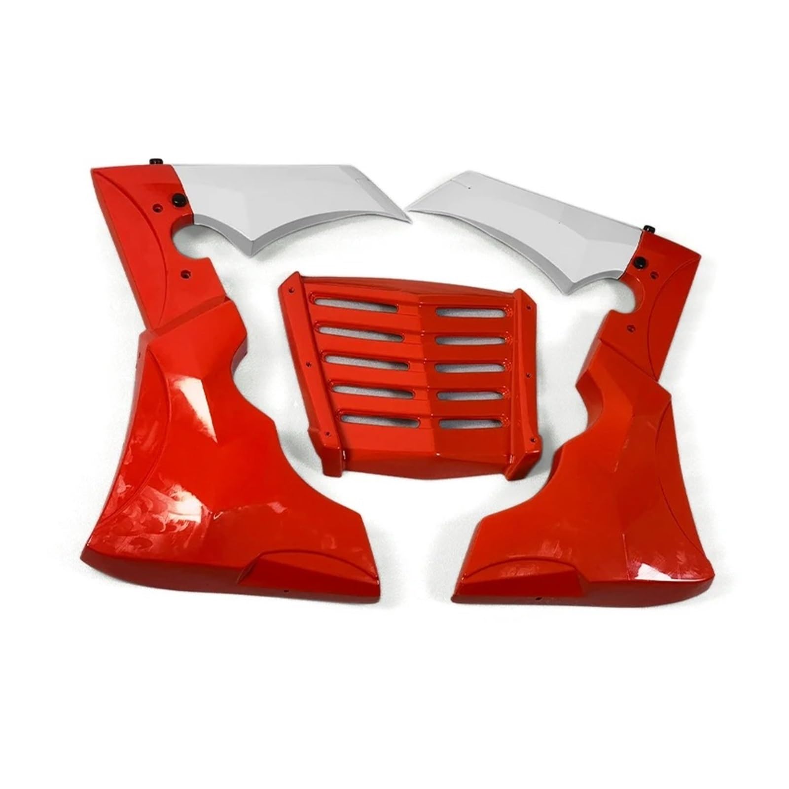 Motorrad Vorderspoiler Für CL300 CL500 2017-2023 Motorrad Schwarz Untere Verkleidung Frontspoiler Abdeckung Bauch Pan Panel Motor Schutz Motorrad Spoiler(Red-D) von Amxaqjc