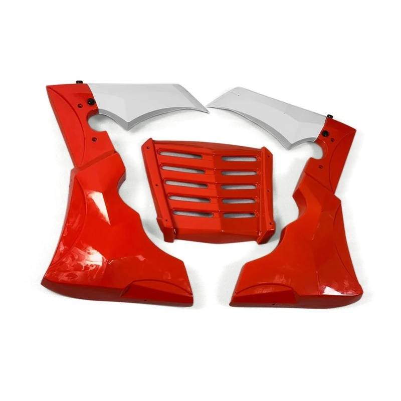 Motorrad Vorderspoiler Für CL300 CL500 2017-2023 Motorrad Schwarz Untere Verkleidung Frontspoiler Abdeckung Bauch Pan Panel Motor Schutz Motorrad Spoiler(Red-D) von Amxaqjc