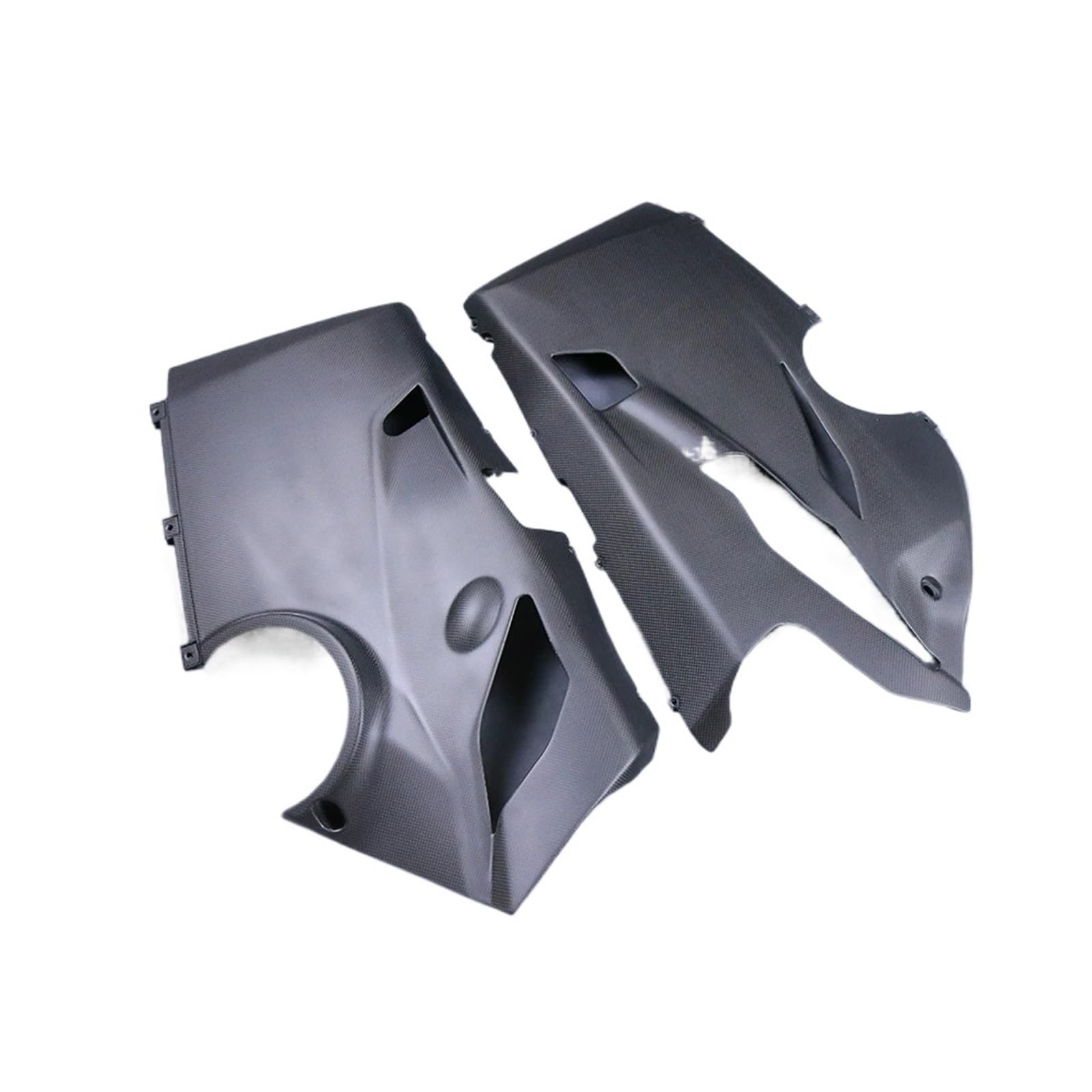 Motorrad Vorderspoiler Für Ducati Für Panigale V4 V4S V4R 2018-2021 Motor Spoiler Bauch Pan Motorrad Carbon Faser Verkleidung Motorrad Spoiler(Plain Weave Matte) von Amxaqjc