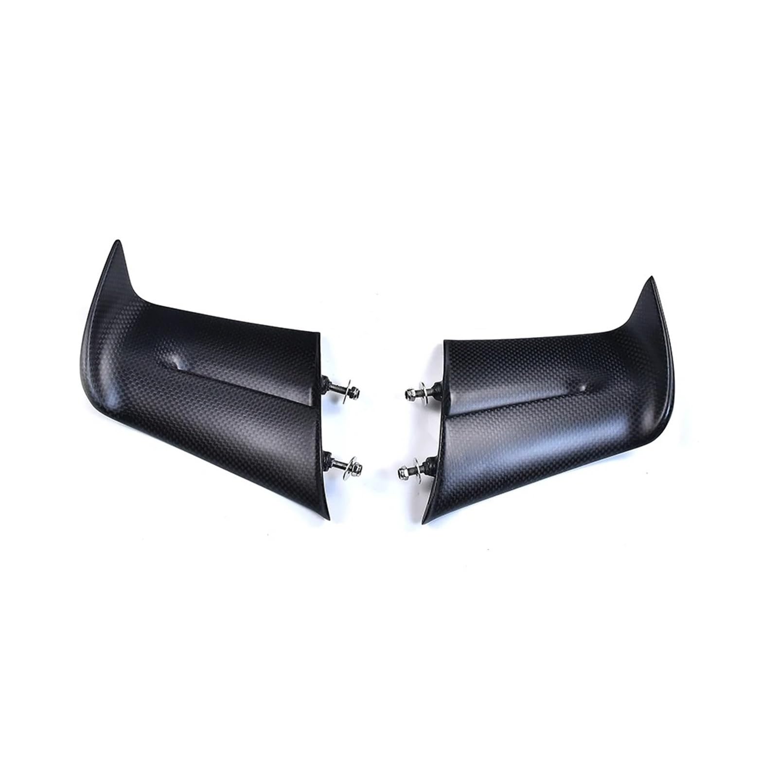 Motorrad Vorderspoiler Für Ducati Für Panigale V4 V4S V4R 2022 2023 2024 Motorrad Aerodynamik Winglets Seite Air Deflektor Verkleidung Kit Motorrad Spoiler(Plain Weave Matte) von Amxaqjc