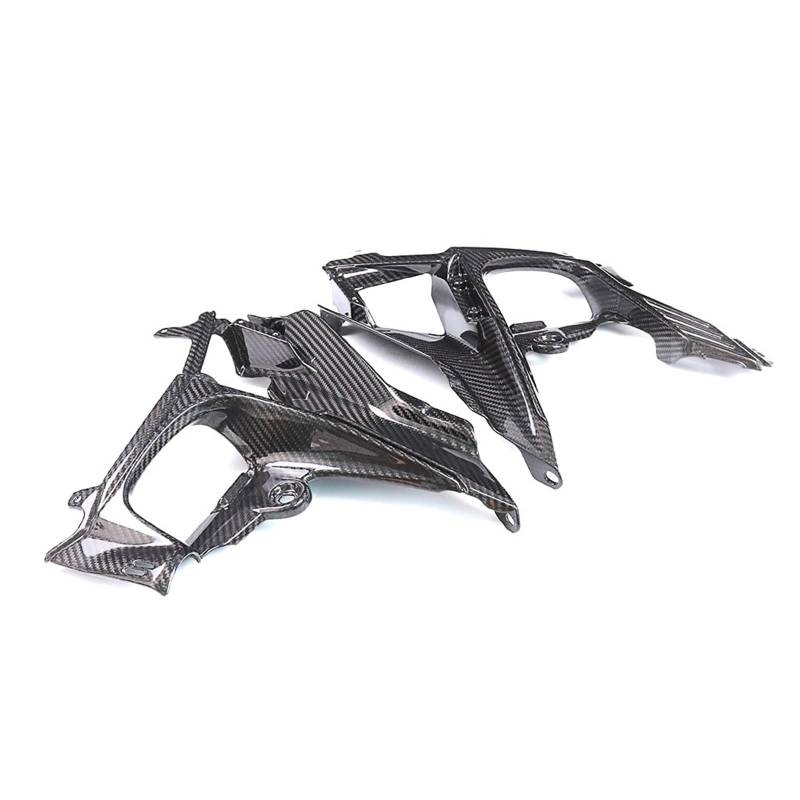 Motorrad Vorderspoiler Für Ducati Für Streetfighter V4 2020-2023 Motorrad 3K Carbon Fiber Front Verkleidung Tank Innenseiten Panels Spoiler Abdeckung Motorrad Spoiler(Twill Weave Glossy) von Amxaqjc