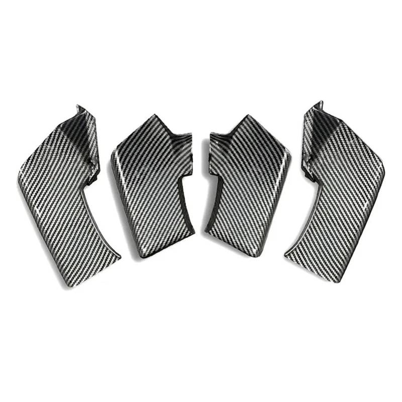 Motorrad Vorderspoiler Für Ducati Für Streetfighter V4 SP V4S V2 2020-2023 Motorrad Sport Abtrieb Nackt Seite Spoiler Aerodynamische Wind Flügel Deflektor Motorrad Spoiler(Carbon Fiber Look) von Amxaqjc
