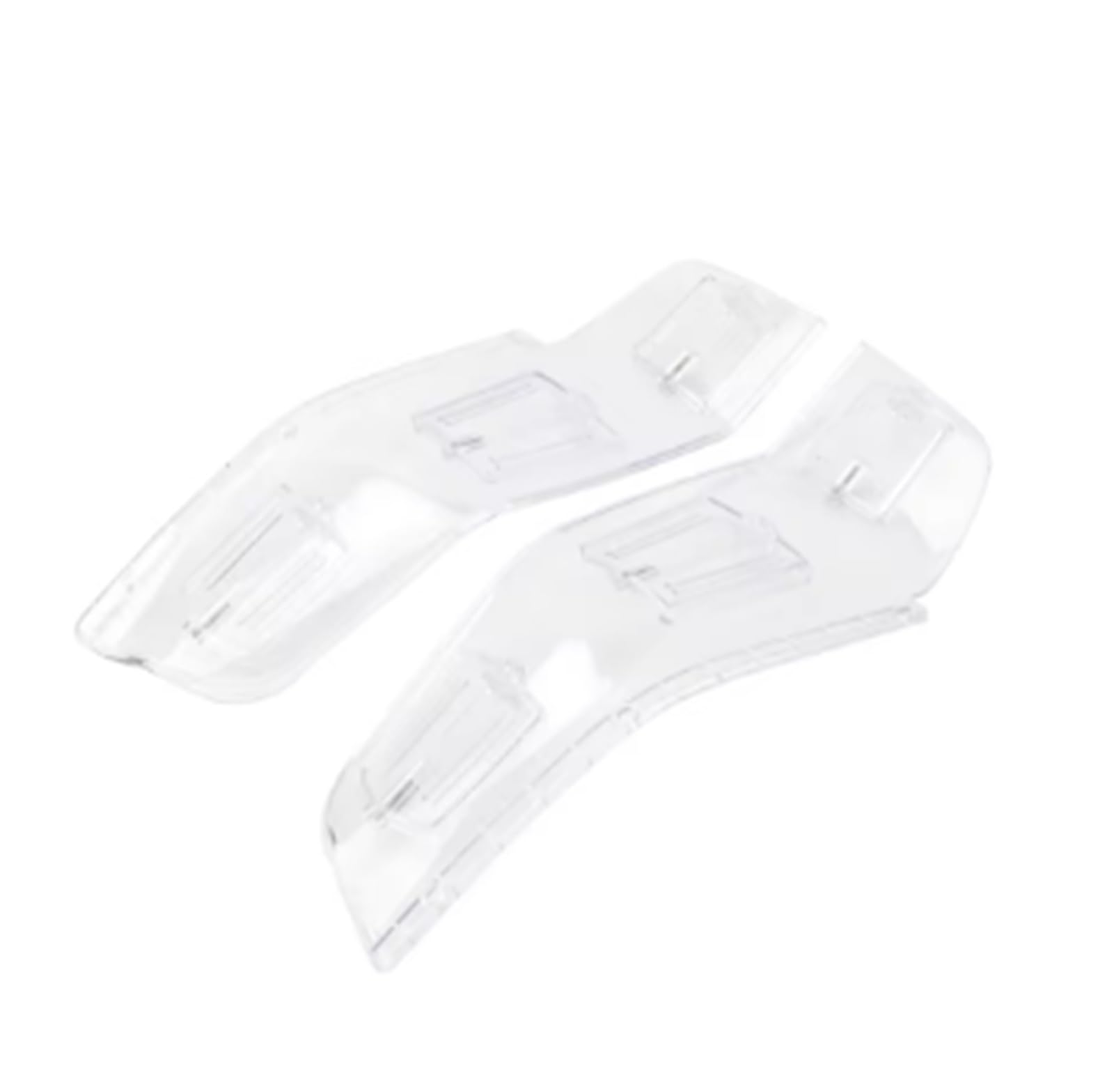 Motorrad Vorderspoiler Für Goldwing GL1800 F6B 2001-2017 Entlüftet Windabweiser Motorrad Seite Spoiler Flügel Air Guard Kit Motorrad Spoiler(Transparent) von Amxaqjc