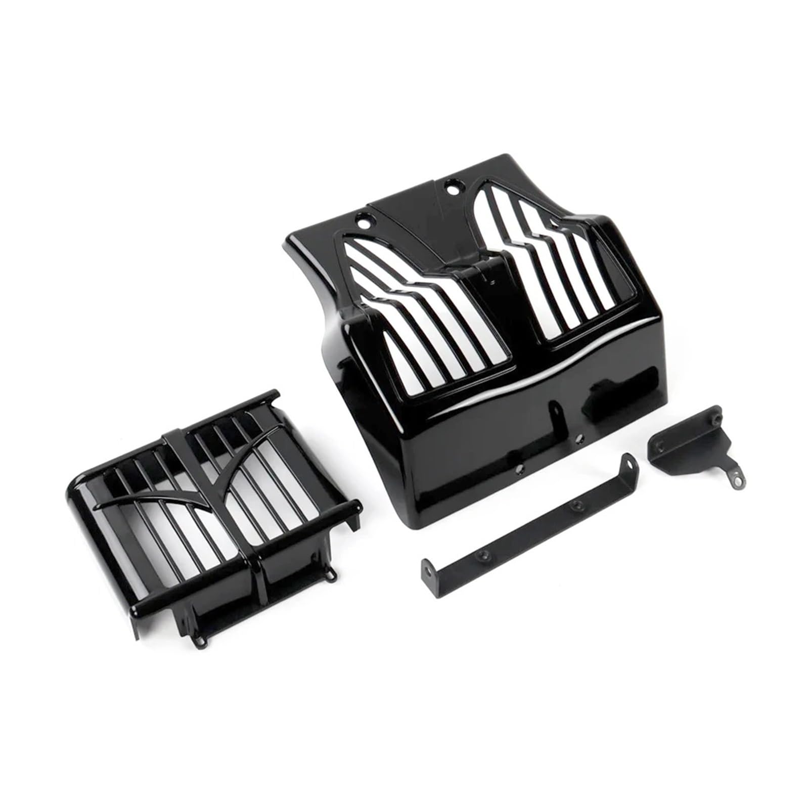 Motorrad Vorderspoiler Für Indian Für Bagger Für Challenger Für Pursuit Motorradverkleidung Untere Frontspoiler-Luftdammverkleidung Kotflügelschutzabdeckung Motorrad Spoiler(Schwarz) von Amxaqjc