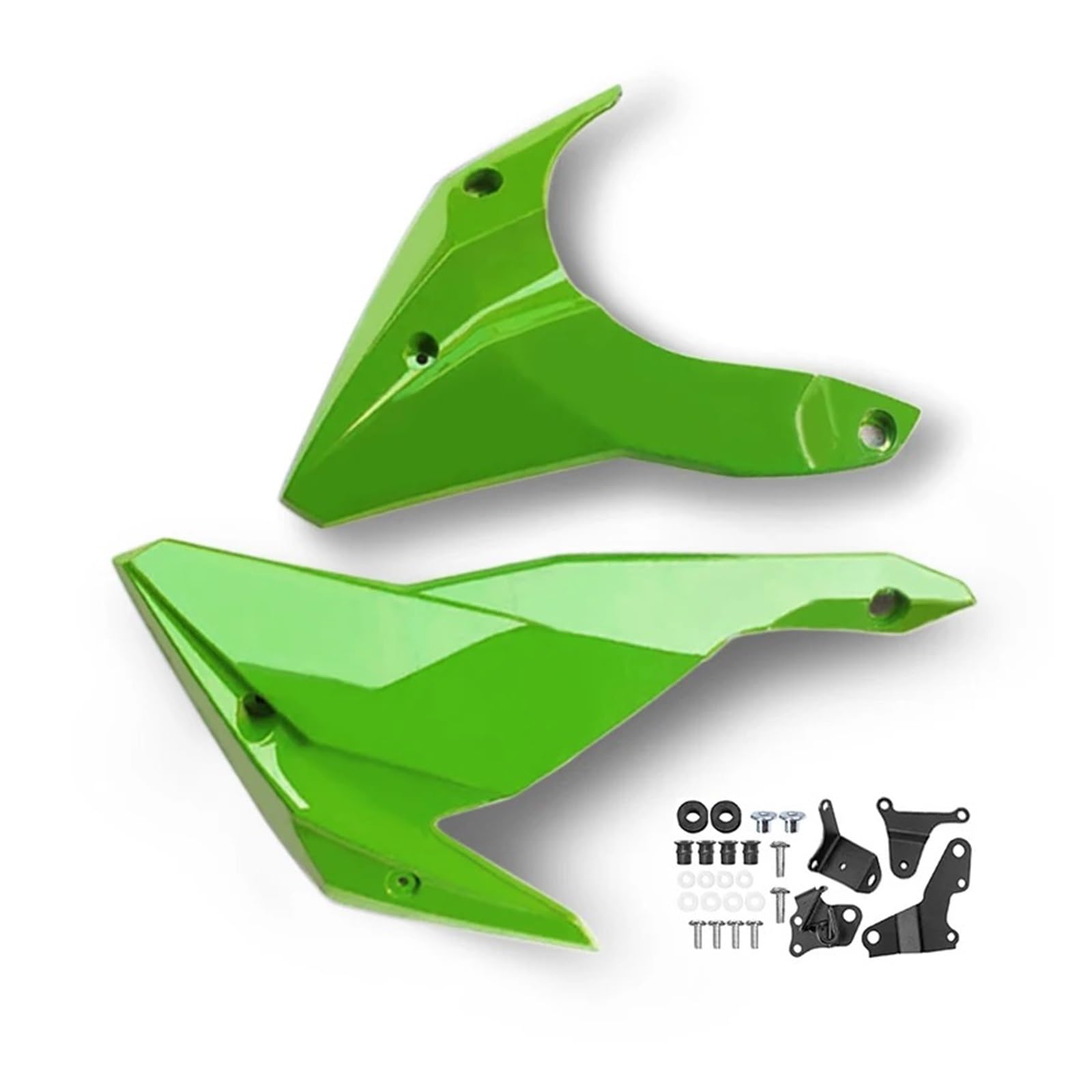 Motorrad Vorderspoiler Für Kawasaki Z400 2018 2019 2020 2021 2022 2023 Motorrad Belly Pan Bellypan Unteren Motor Spoiler Cowling Schutz Verkleidung Motorrad Spoiler(Green) von Amxaqjc
