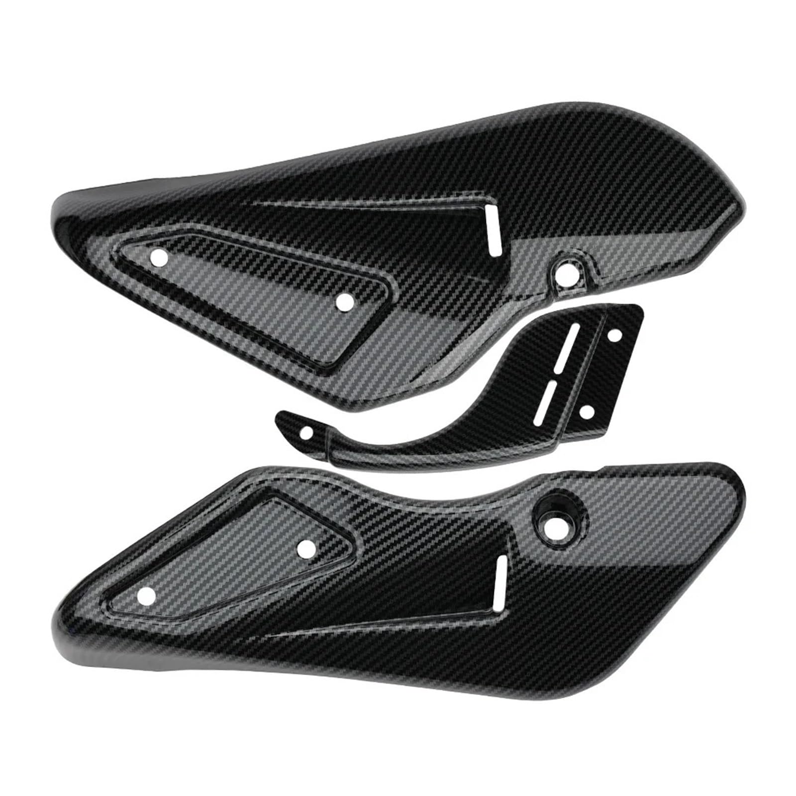 Motorrad Vorderspoiler Für Kawasaki Z900 RS SE Für Cafe 2018-2024 Unteren Panel Verkleidung Gugel Motorrad Bauch Pan Motor Spoiler Körper Rahmen Schutz Motorrad Spoiler(Carbon Fiber Look) von Amxaqjc