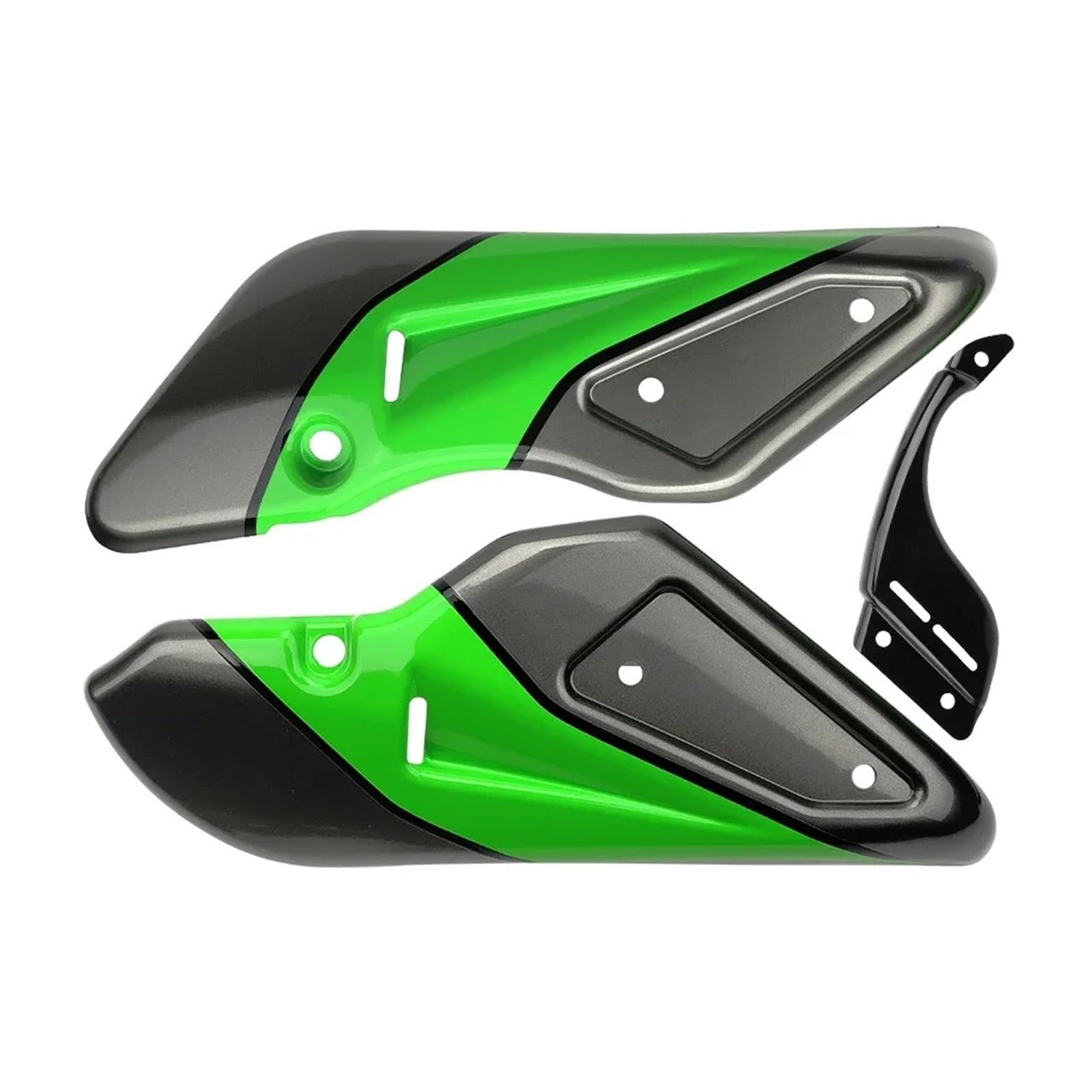 Motorrad Vorderspoiler Für Kawasaki Z900 RS SE Für Cafe 2018-2024 Unteren Panel Verkleidung Gugel Motorrad Bauch Pan Motor Spoiler Körper Rahmen Schutz Motorrad Spoiler(Green) von Amxaqjc