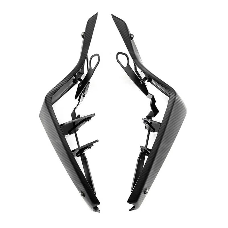 Motorrad Vorderspoiler Für MT-09 Für MT09 Für MT 09 SP 2021-2023 Motorrad Sport Downforce Naked Side Spoiler Aerodynamische Flügelabweiser Motorrad Spoiler(Carbon Look-Gray) von Amxaqjc