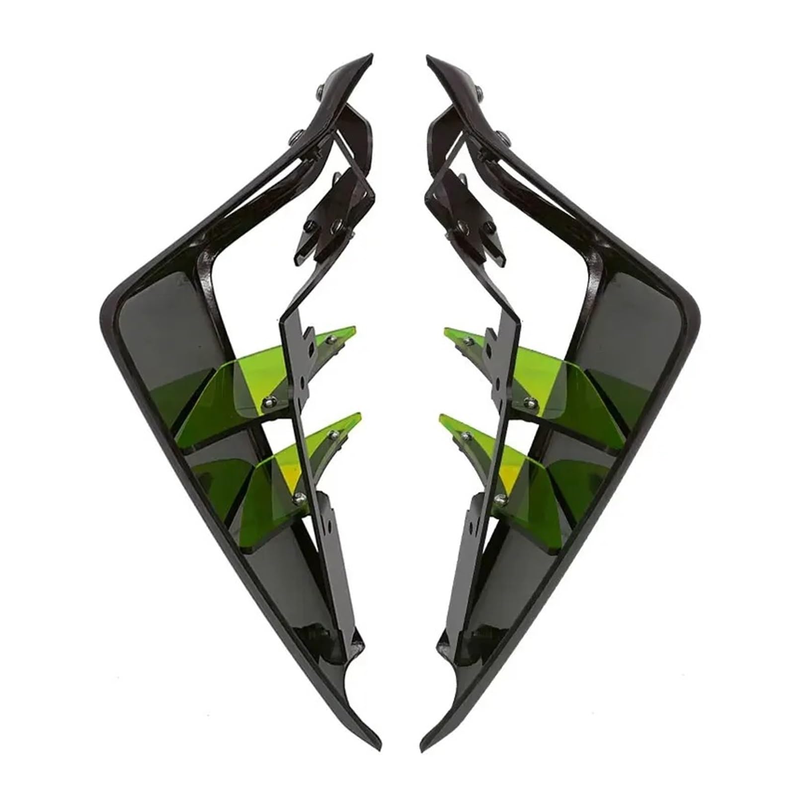 Motorrad Vorderspoiler Für MT-09 Für MT09 Für MT 09 SP 2021-2023 Motorrad Sport Downforce Naked Side Spoiler Aerodynamische Flügelabweiser Motorrad Spoiler(Fluorescent Green) von Amxaqjc