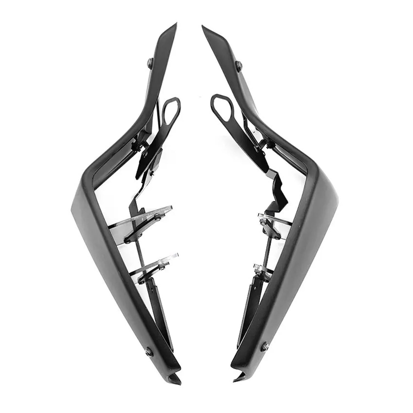 Motorrad Vorderspoiler Für MT-09 Für MT09 Für MT 09 SP 2021-2023 Motorrad Sport Downforce Naked Side Spoiler Aerodynamische Flügelabweiser Motorrad Spoiler(Matt Black-Clear) von Amxaqjc