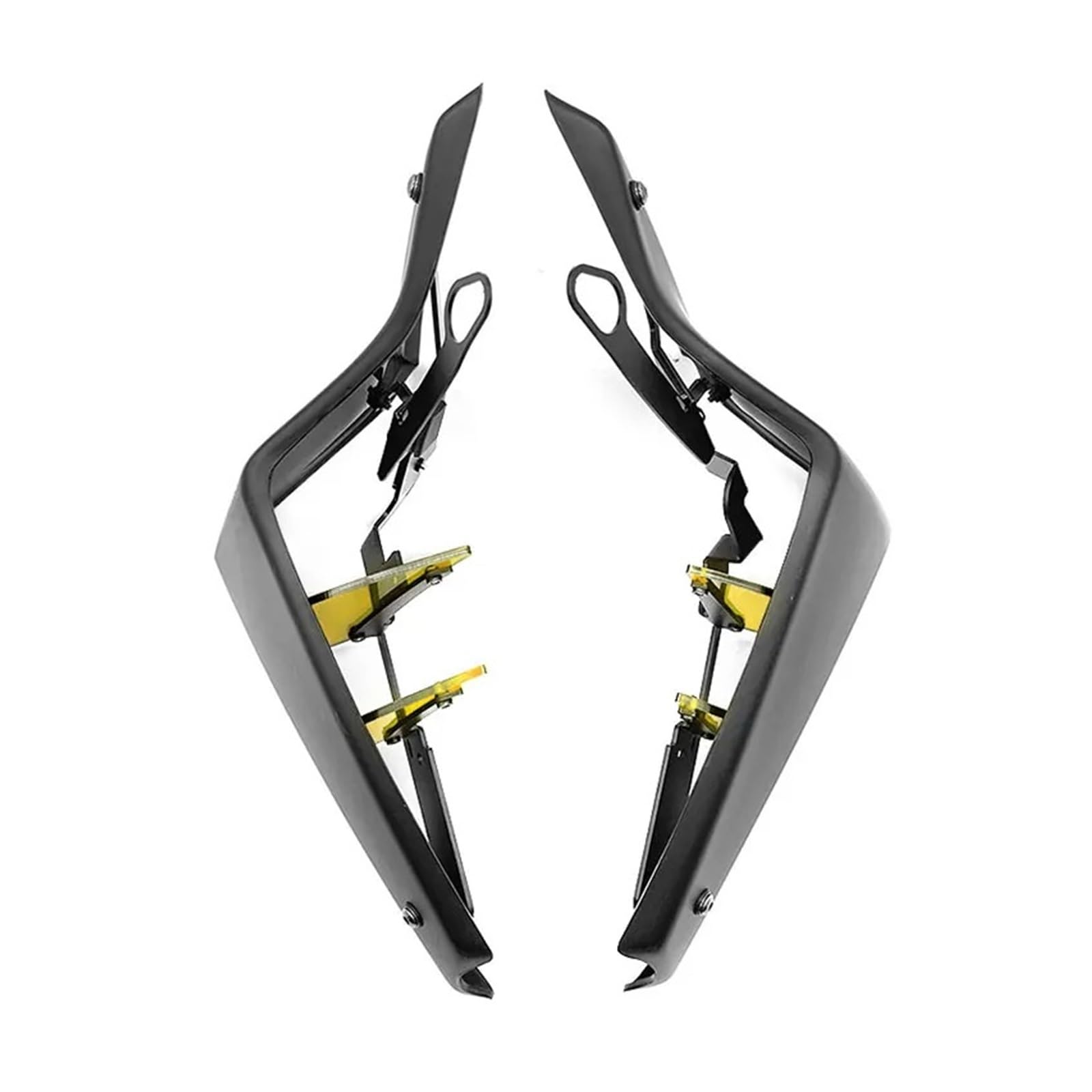 Motorrad Vorderspoiler Für MT-09 Für MT09 Für MT 09 SP 2021-2023 Motorrad Sport Downforce Naked Side Spoiler Aerodynamische Flügelabweiser Motorrad Spoiler(Matt-Black-Yellow) von Amxaqjc